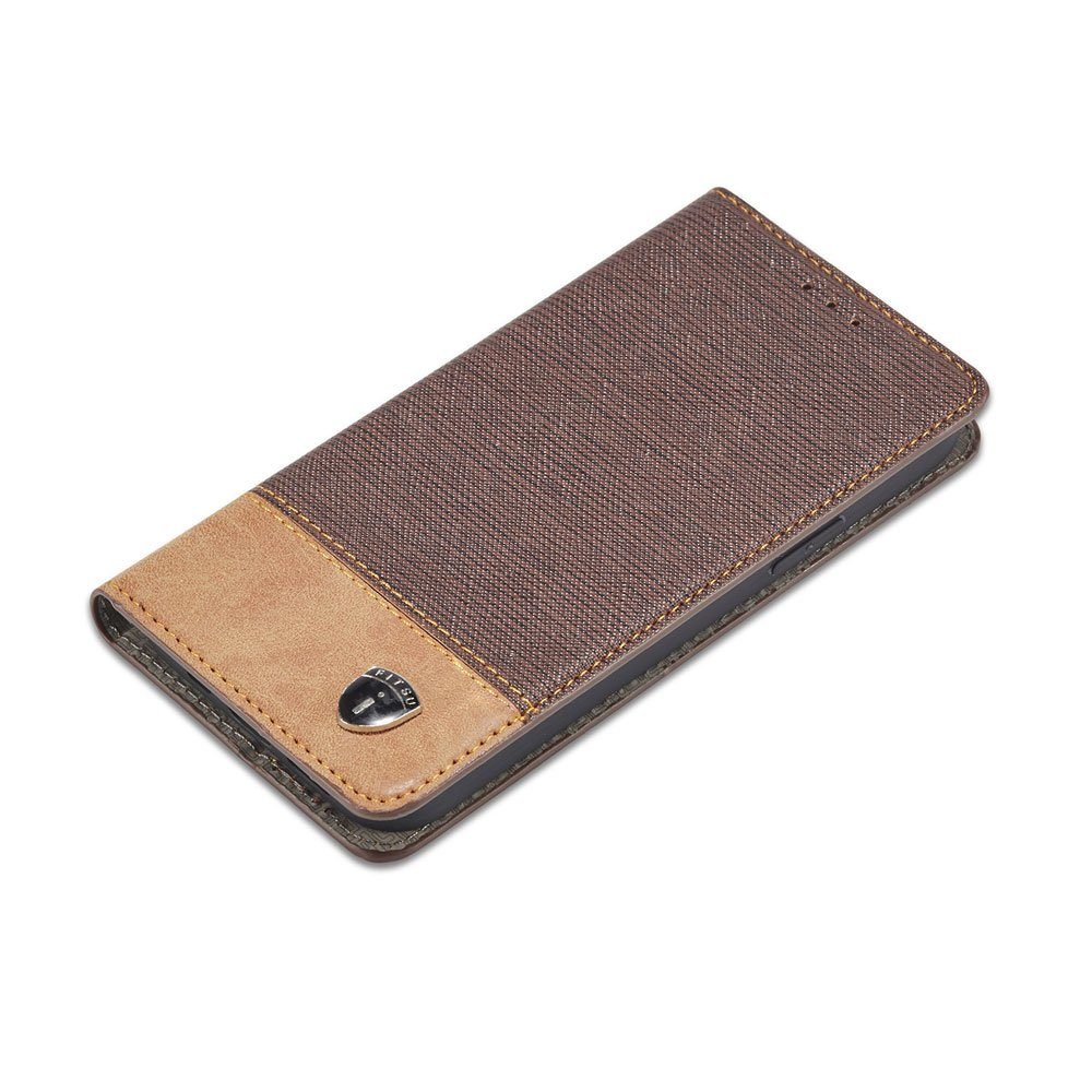 FITSU Handyhülle Handytasche für iPhone 12 Hülle 6,1 Zoll, Handyhülle für iPhone 12 Schutzhülle, Flip Case mit Kartenfach Cover
