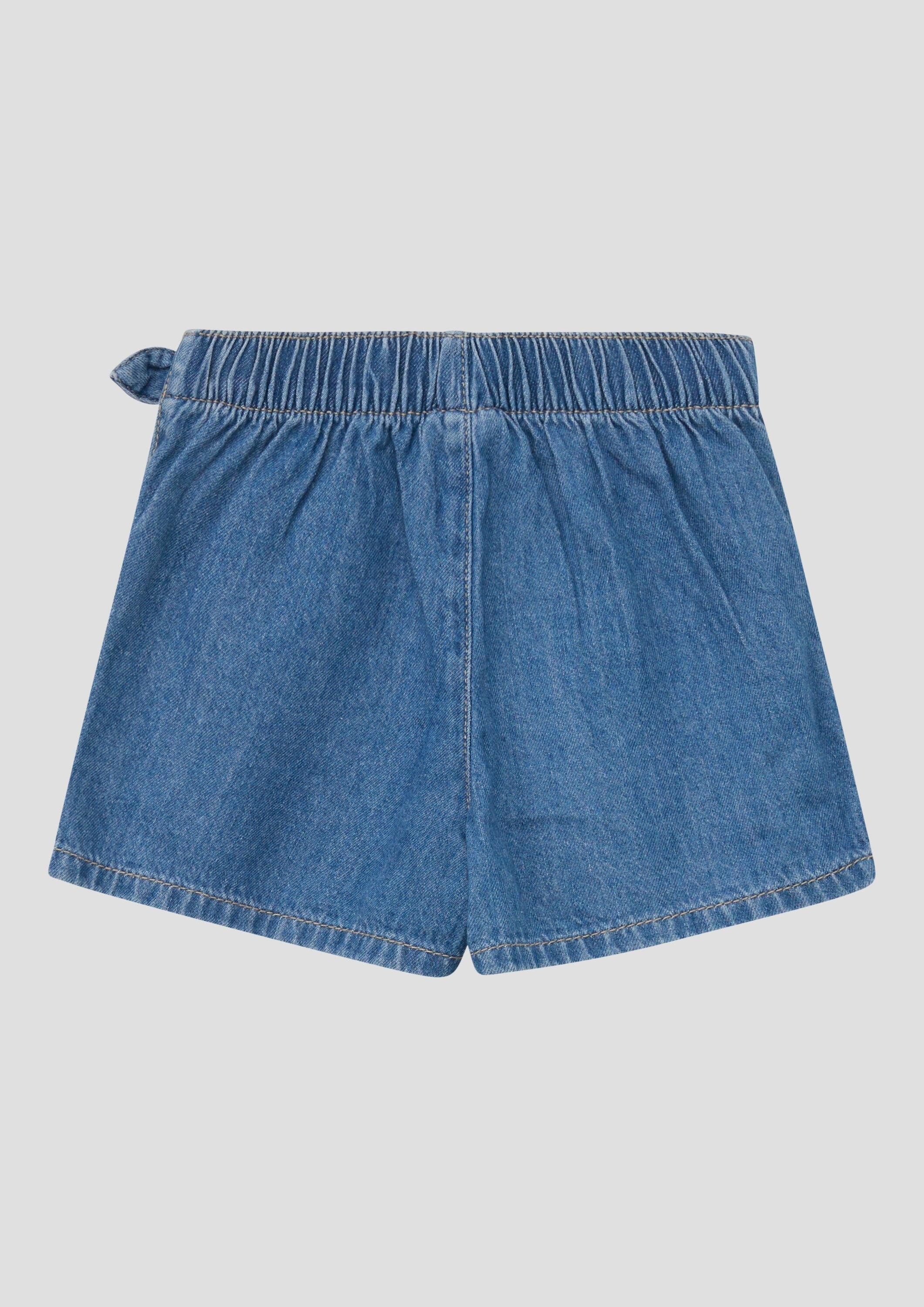 s.Oliver Jeansshorts Rock Jeans-Skort mit Elastikbund