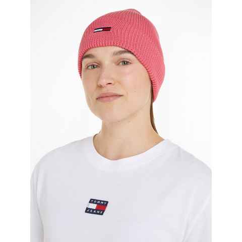 Tommy Jeans Strickmütze TJW ELONGATED FLAG BEANIE