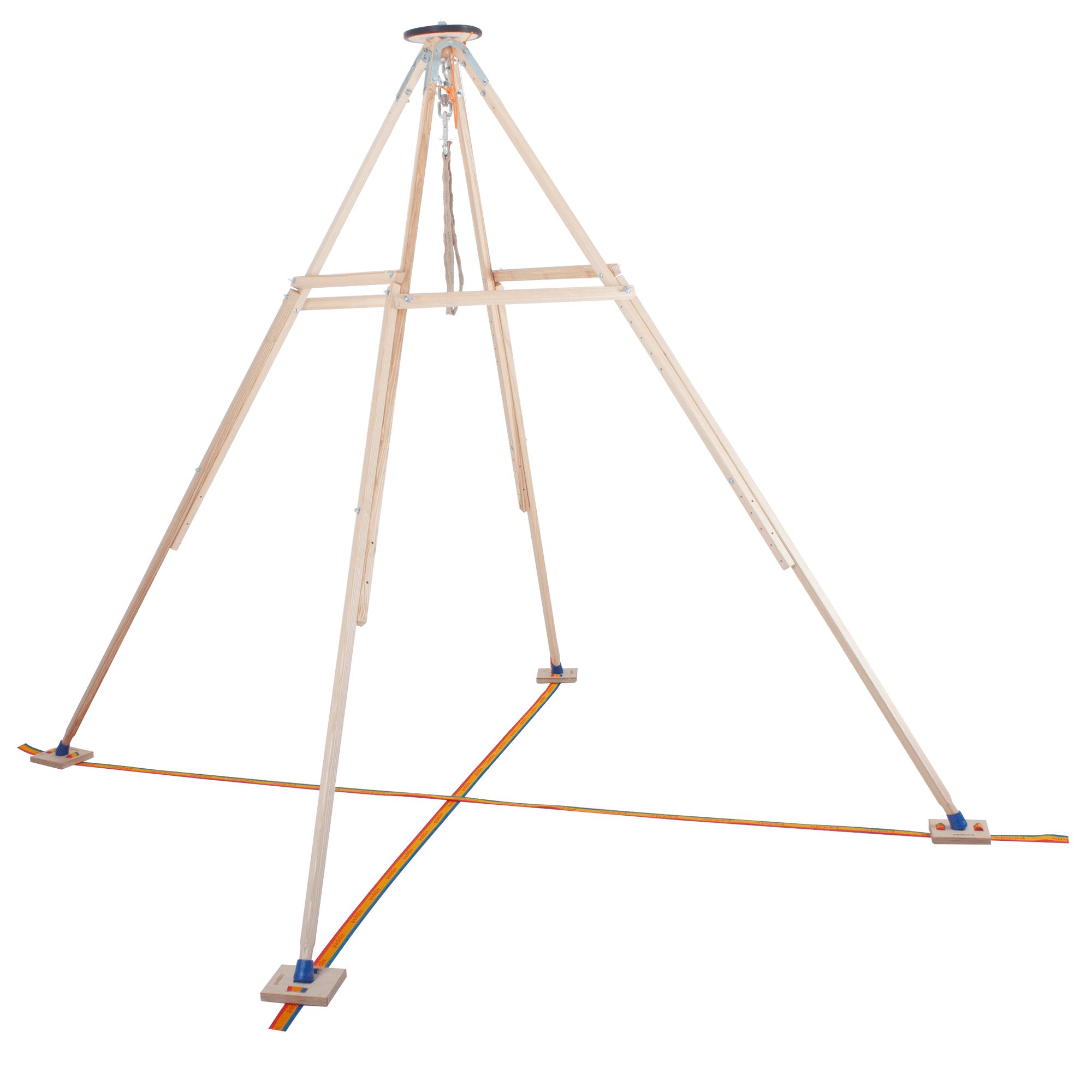 pedalo® Hängematte Pyramido® I Hängemattengestell I Aufhängeset I Klappbar, Höhenvestellbar, klappbar