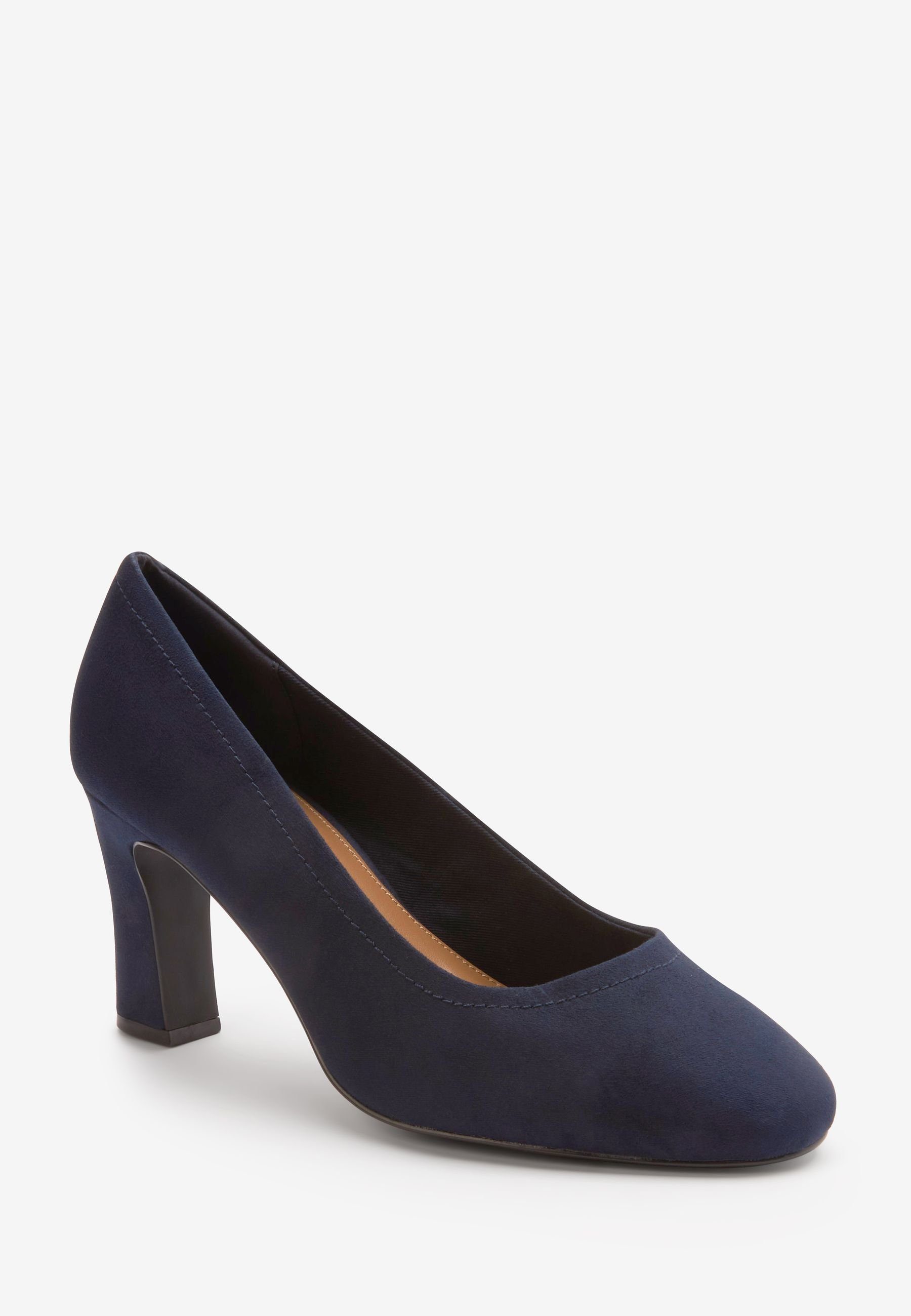 (1-tlg) runde Blockabsatz mit Pumps Next Navy Forever Comfort Pumps Blue