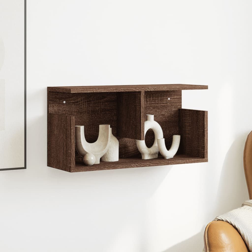 vidaXL Regal Wandschrank 60x20x30 cm Eichen-Optik günstig online kaufen