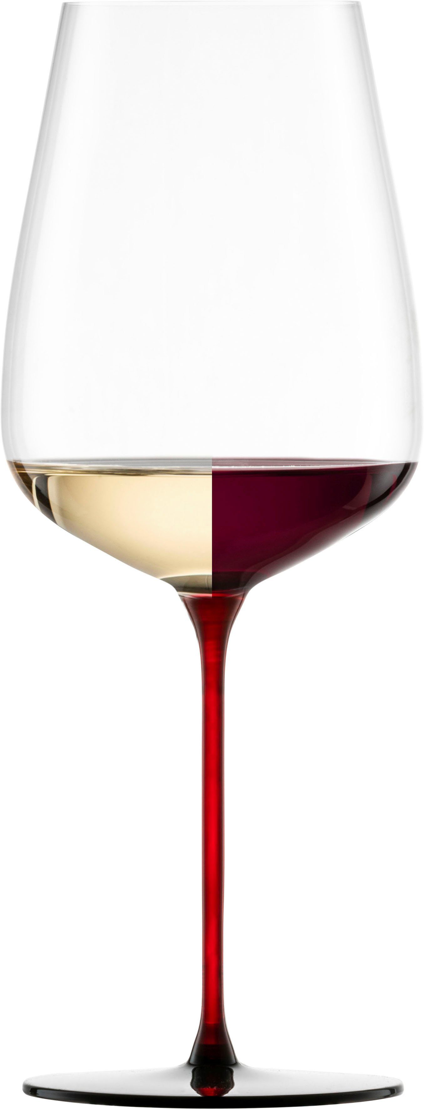 Eisch Weinglas RED SENSISPLUS, Kristallglas, 740 ml, Handarbeit, 2-teilig,  Made in Germany
