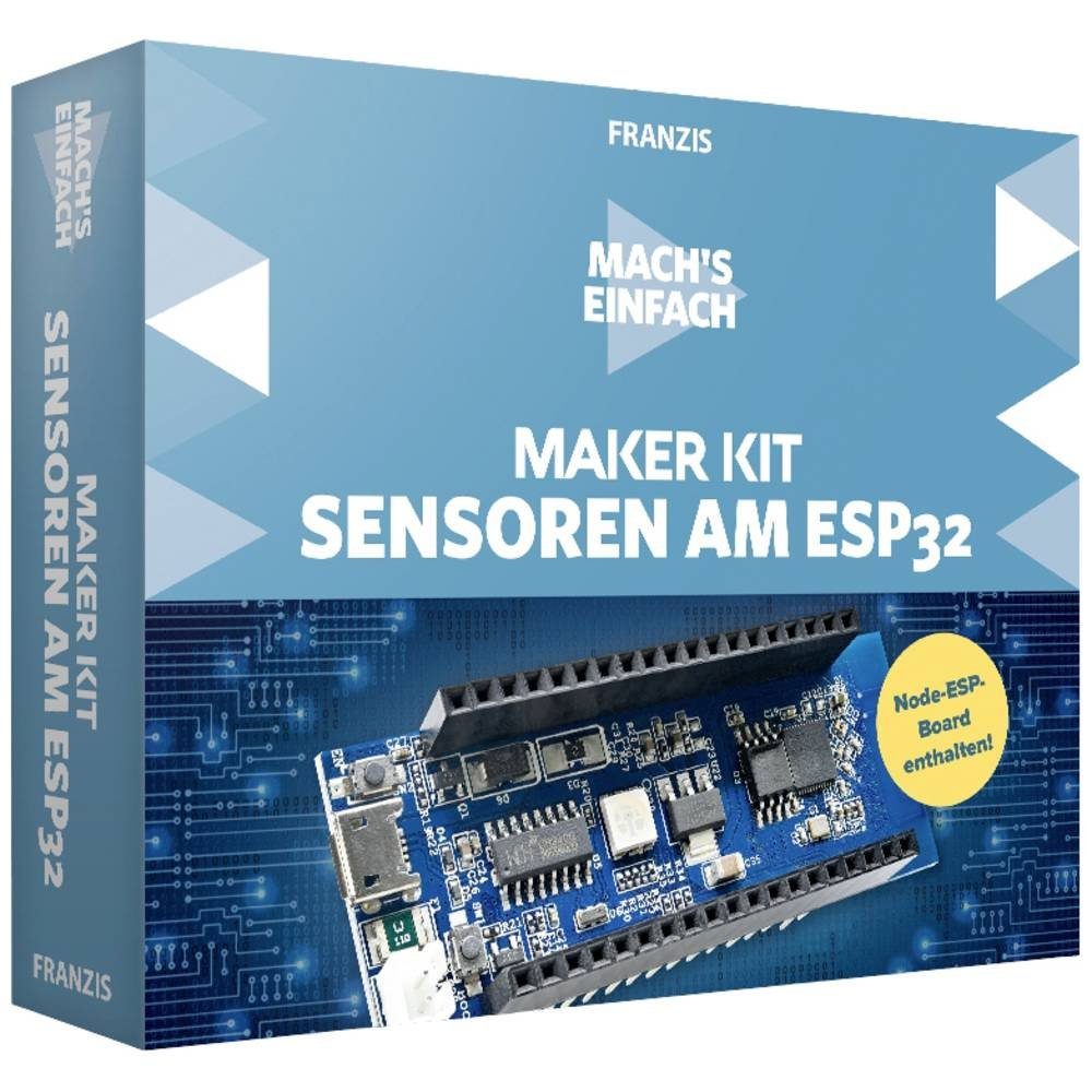 Franzis Lernspielzeug Maker Kit Sensoren am ESP32, Ausführung in deutscher Sprache