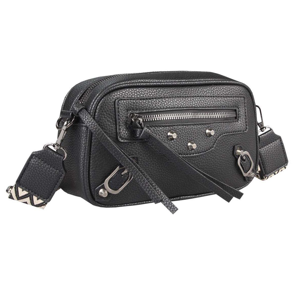 Schultertasche Damen kleine Umhängetasche Crossover Handytasche Geldbörse CrossBody