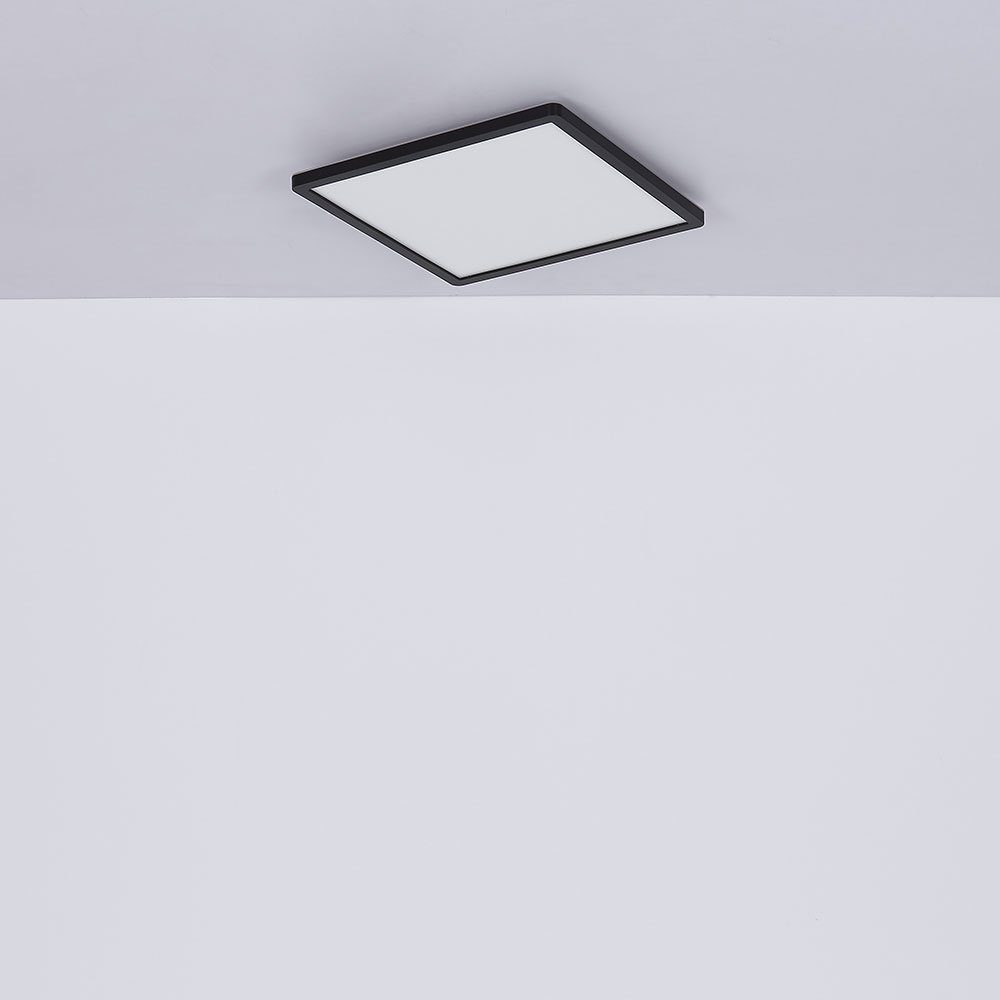 Deckenleuchte, IP44 Lampe fest Warmweiß, Badezimmer Stufen 3 LED verbaut, LED-Leuchtmittel etc-shop Deckenlampe Dimmer Deckenleuchte LED