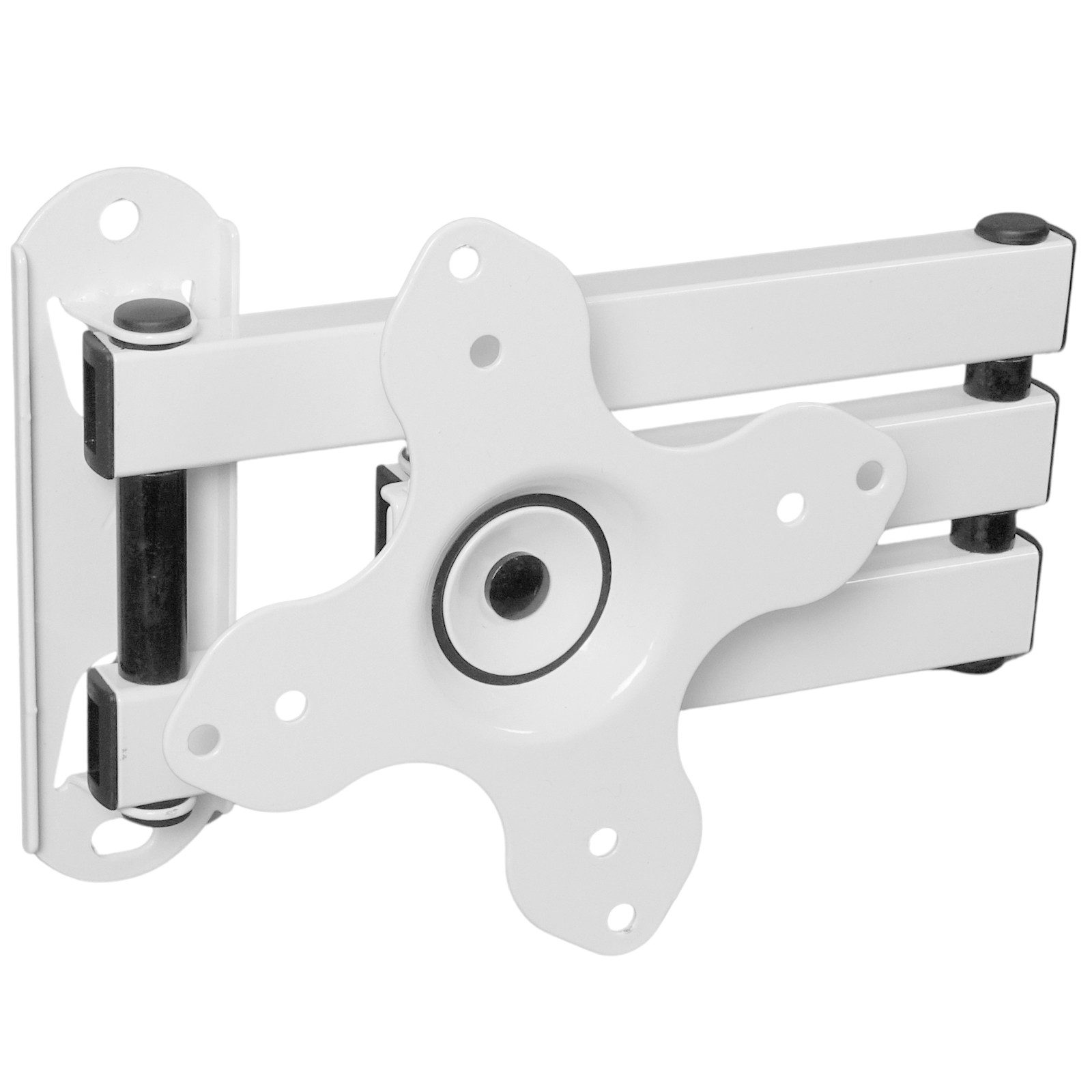 Drall Instruments TV-Wandhalterung S62W, (bis 32 Zoll, 1-tlg., Weiße LCD LED Wandhalterung 19-32 Zoll neigbar schwenkbar VESA 100)