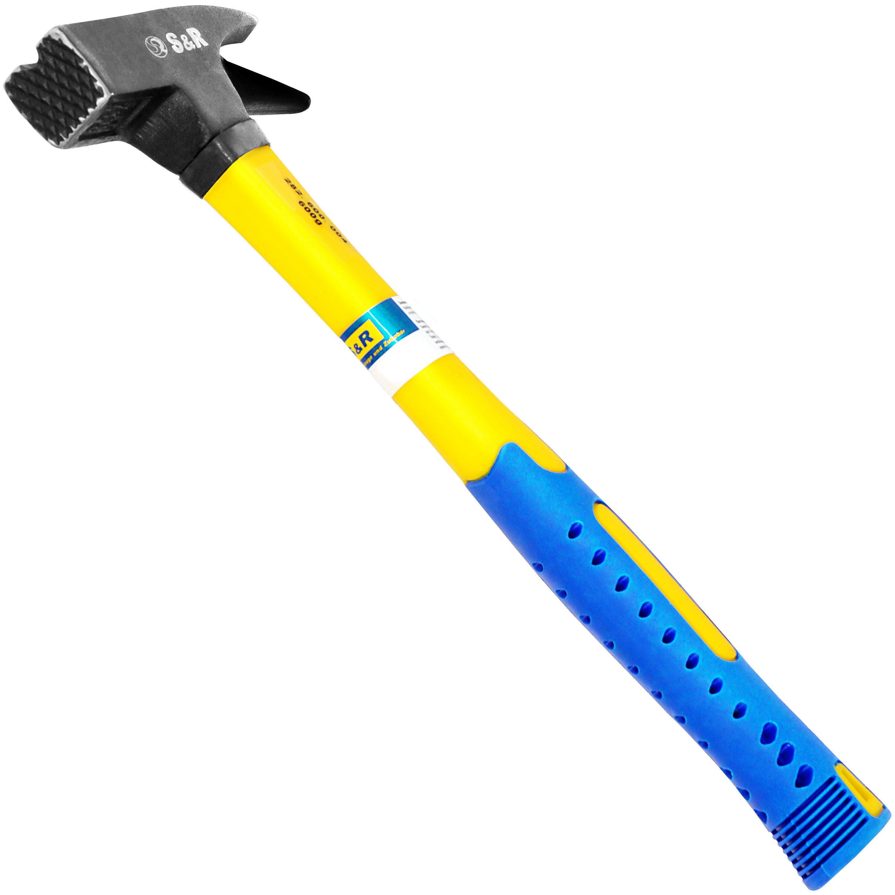 S&R Latthammer 600 g mit Fiberglasstiel, günstig online kaufen