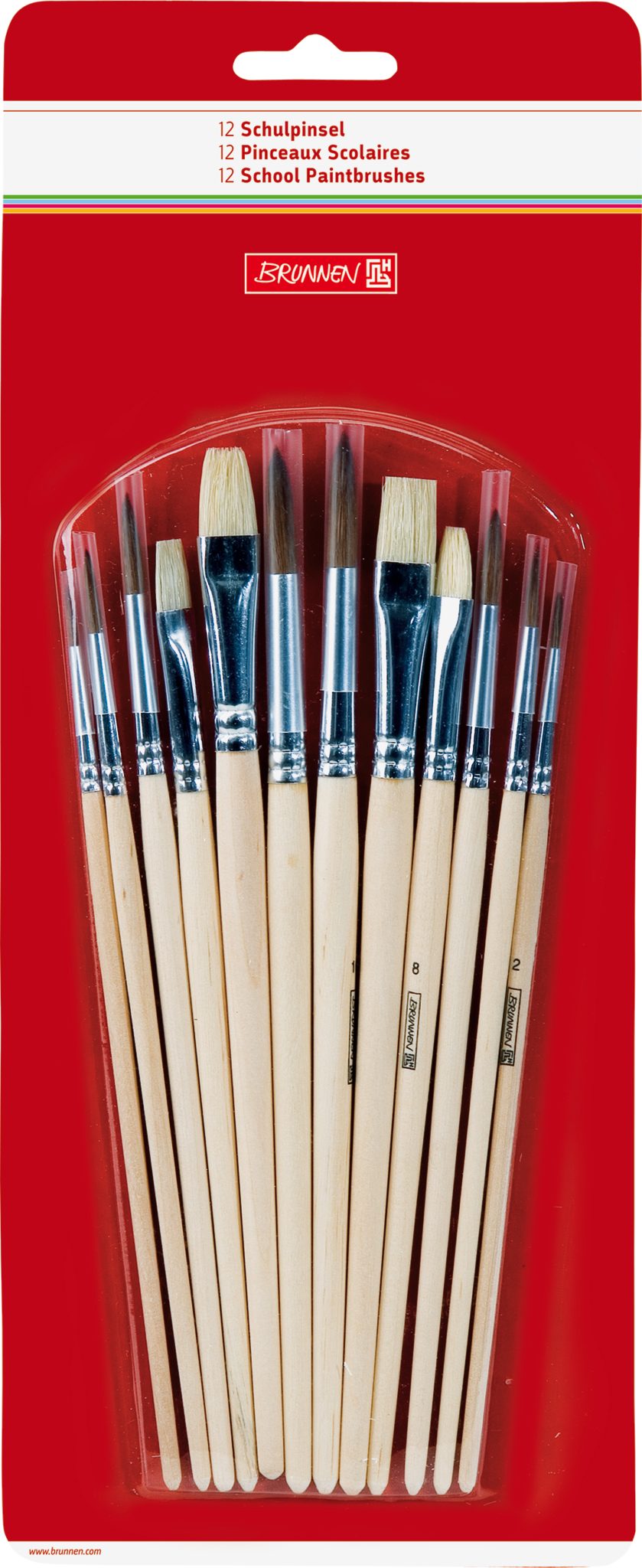 BRUNNEN Pinsel BRUNNEN 1048929 Schulpinsel-Set
