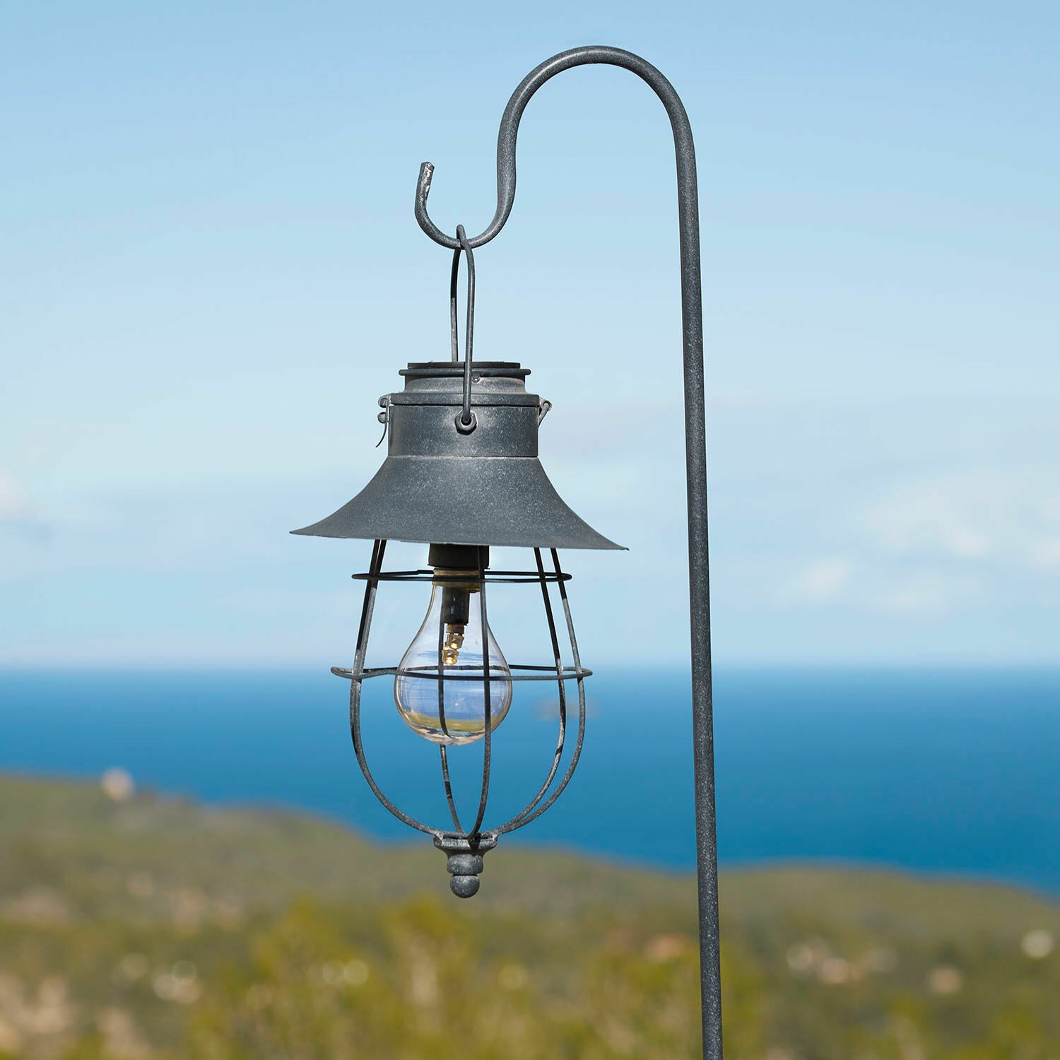Mirabeau LED Laterne Solar-Laterne Jarnesto antikgrau günstig online kaufen