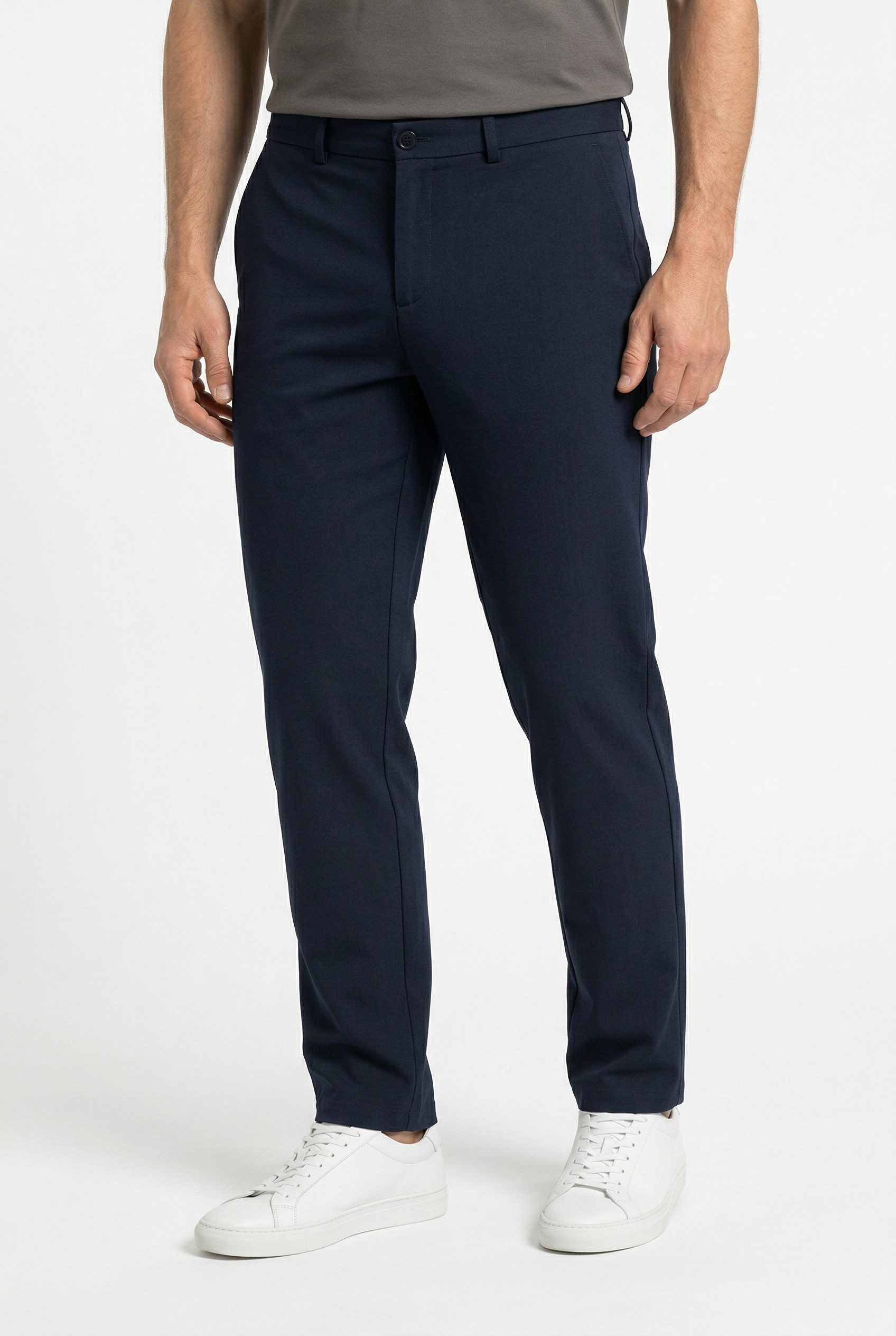 OLYMP Chinohose Jogg Jersey Toronto slim fit, flexibler Bund