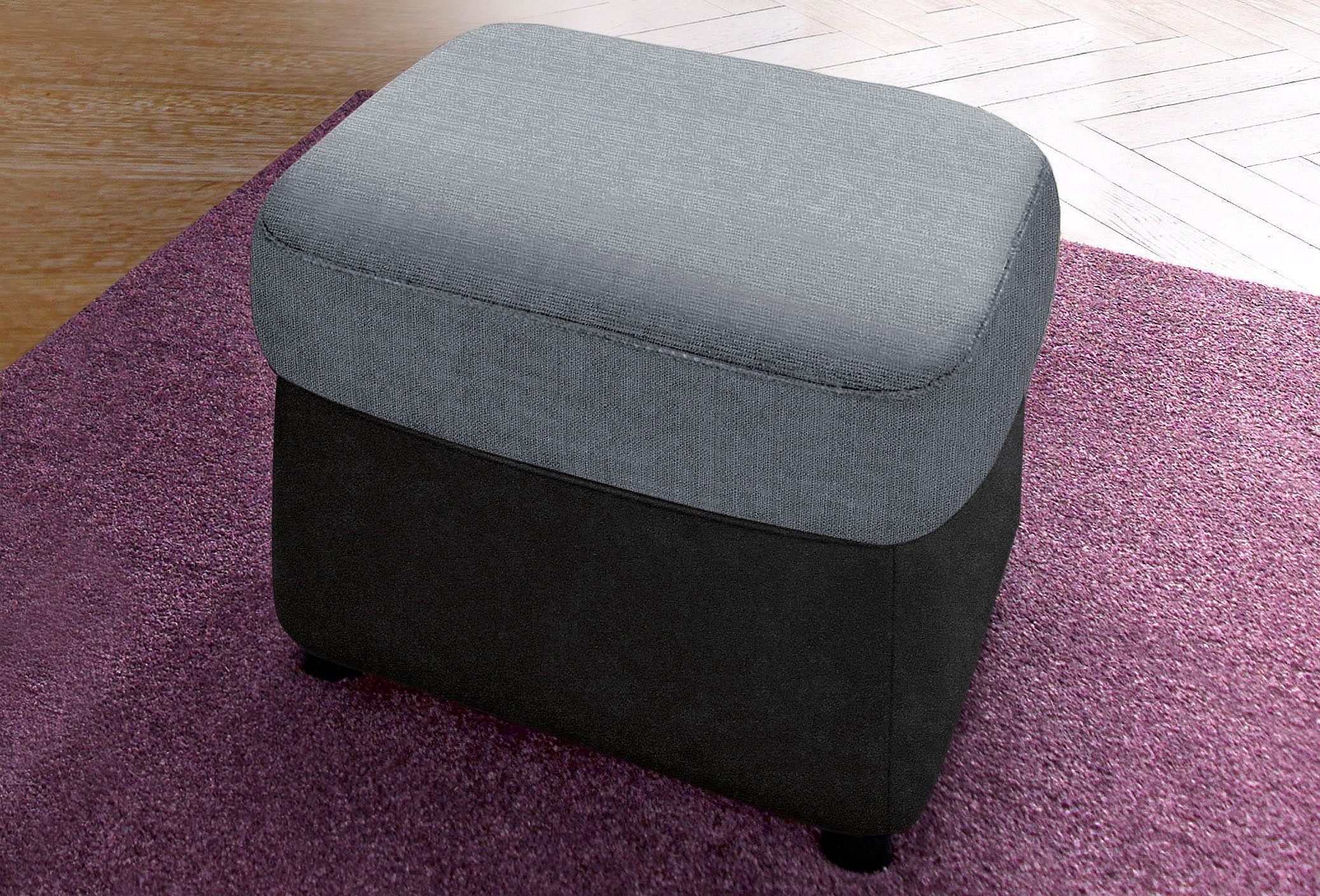 DOMO collection Hocker FLORES 60x60 cm, hochwertig