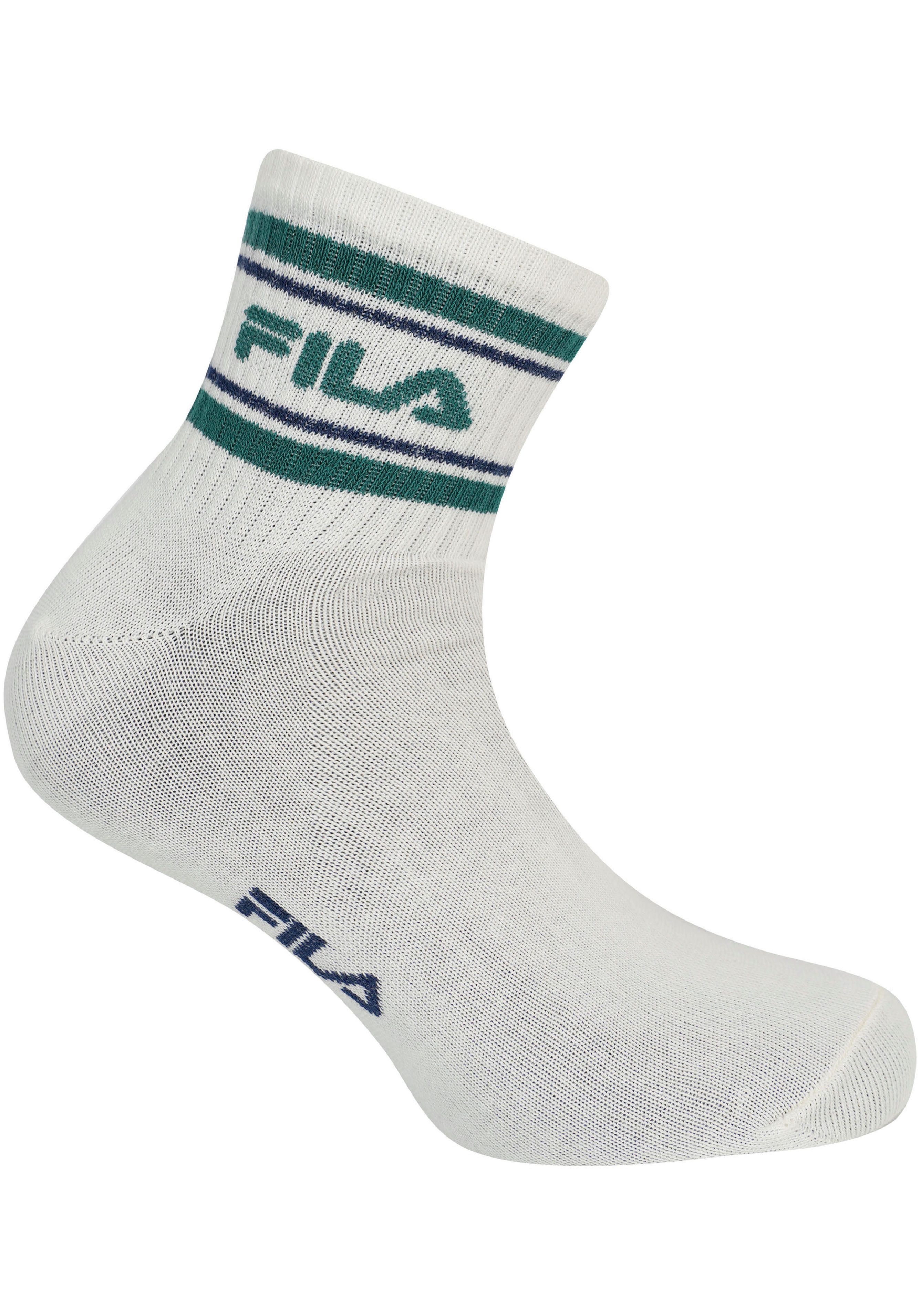 Fila Freizeitsocken MAN LIFESTYLE QUARTER SOCKS (6-Paar) mit auffälligem Lo günstig online kaufen