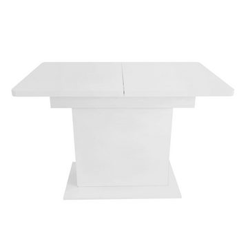 REDOM Esstisch Tisch mit Stauraum (Kaffee-Freizeittisch erweiterbar multifunktional, ausziehbar)