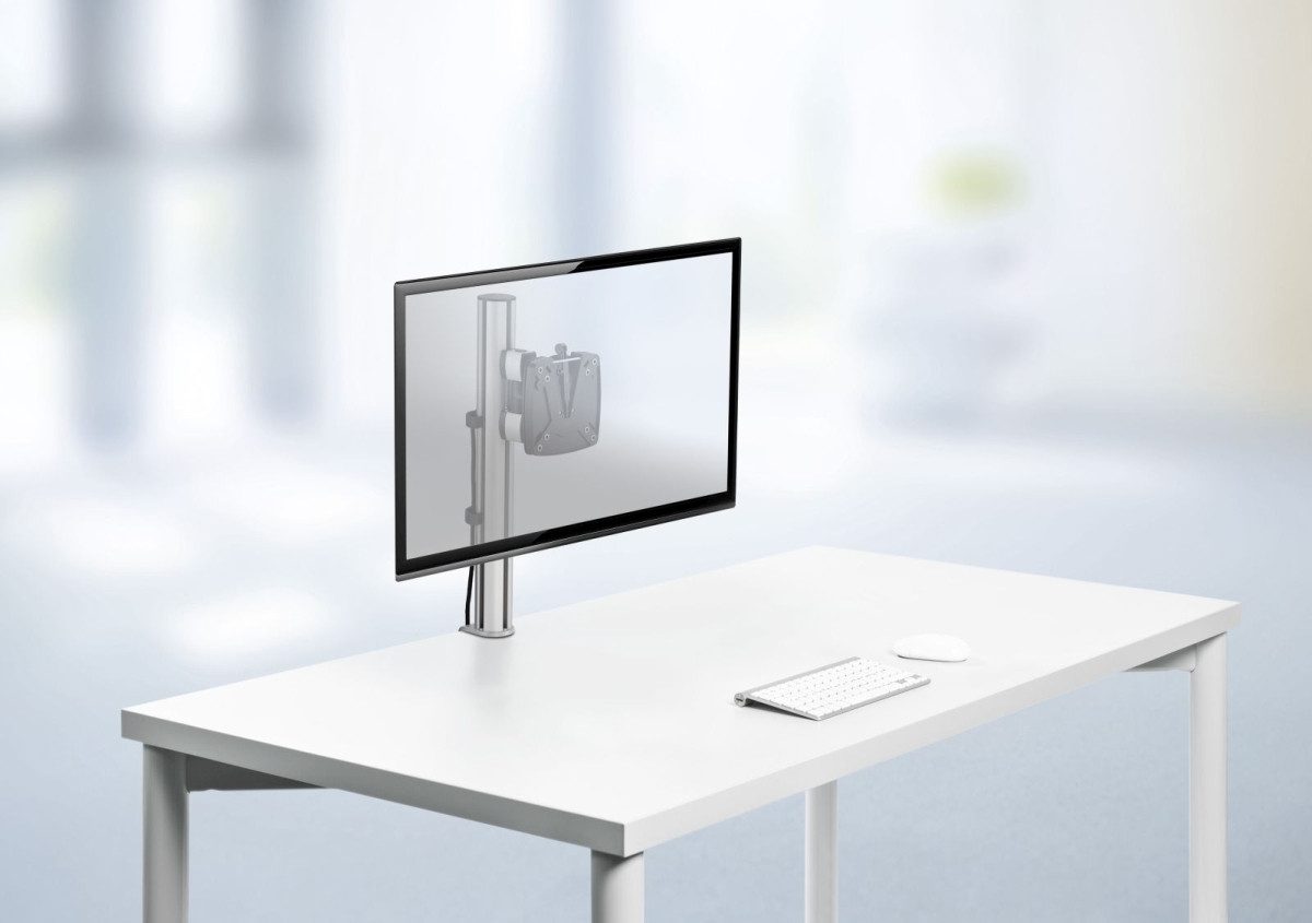 NOVUS Monitor-Halterung Monitorhalter TSS Single Tragschlitten 105 silber