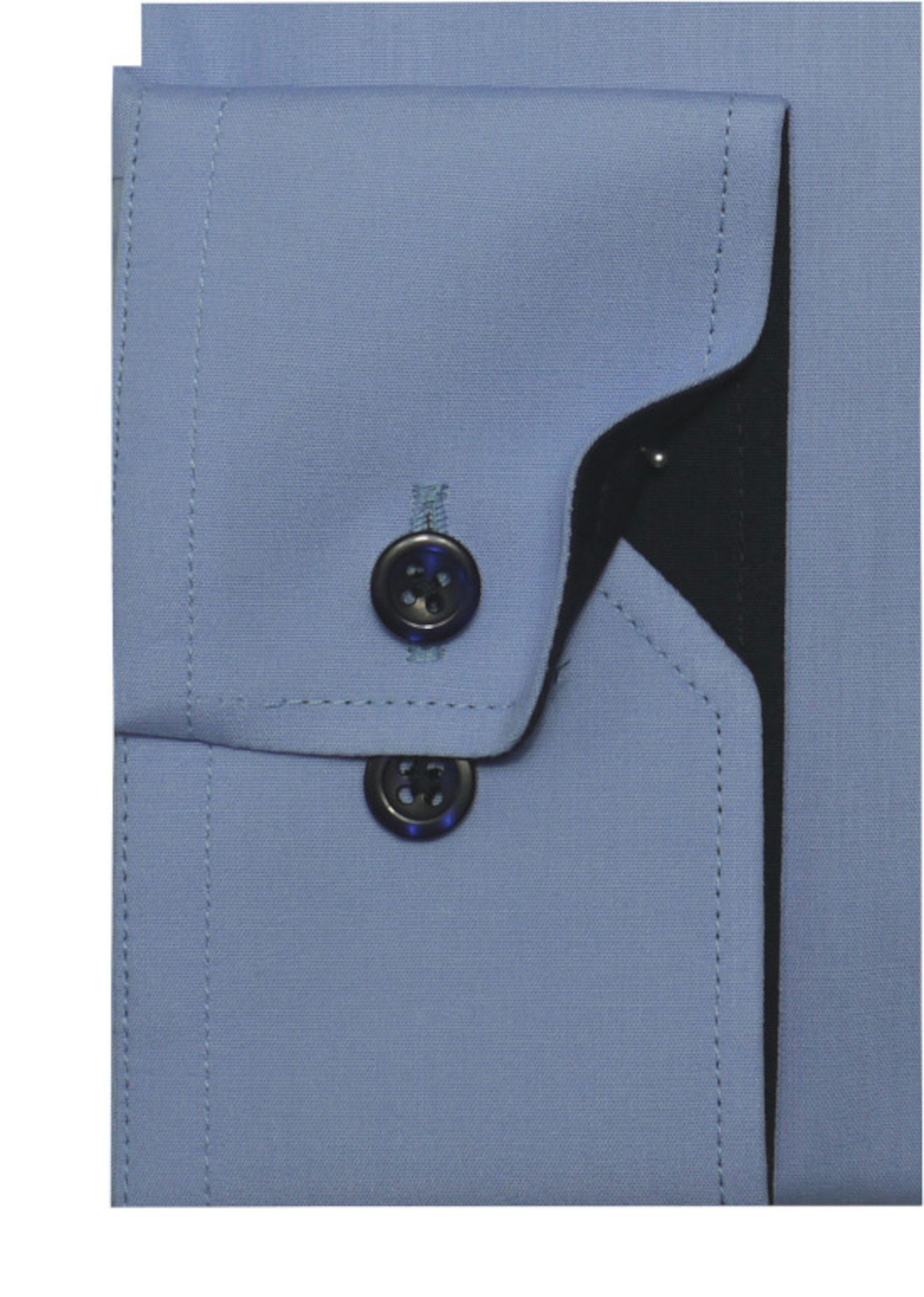 Huber Hemden Langarmhemd HU-0449 Kontraststoff, Regular Fit-bequemer Schnit günstig online kaufen