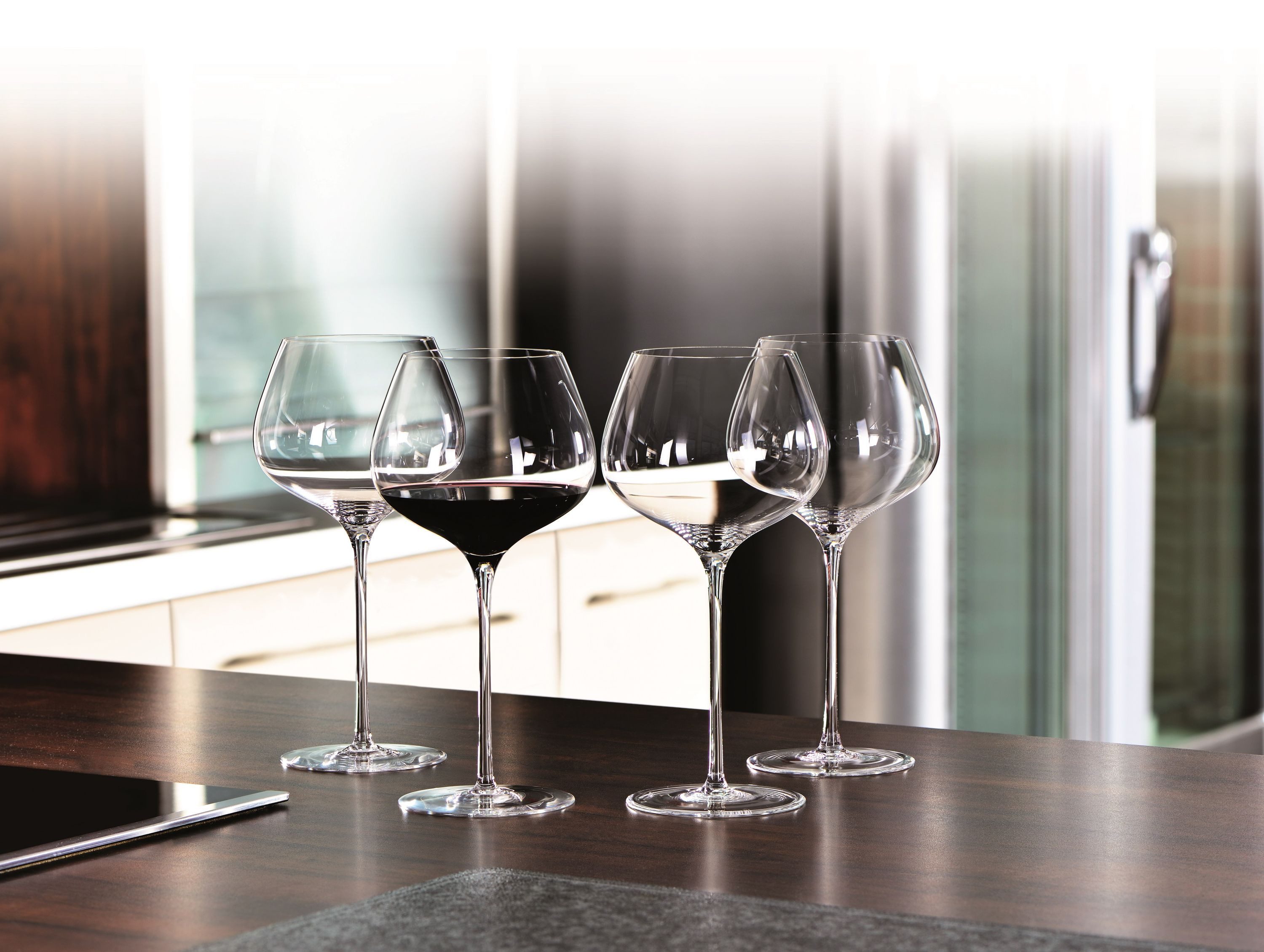 SPIEGELAU Glas Willsberger Anniversary Burgunder 4er Set, 4-tlg., Kristallglas