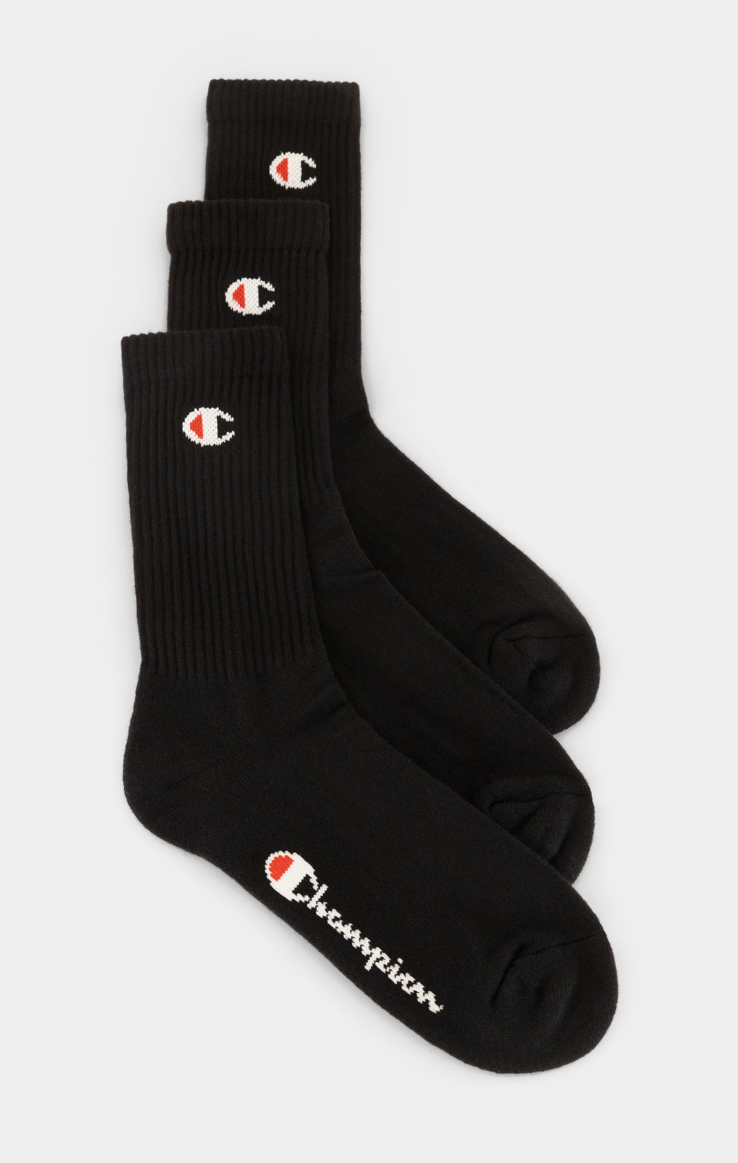 Champion Tennissocken 3 Pack Crew Socks (3-Paar) für sportive Aktivitäten, sportlicher Stil, elastische Passform
