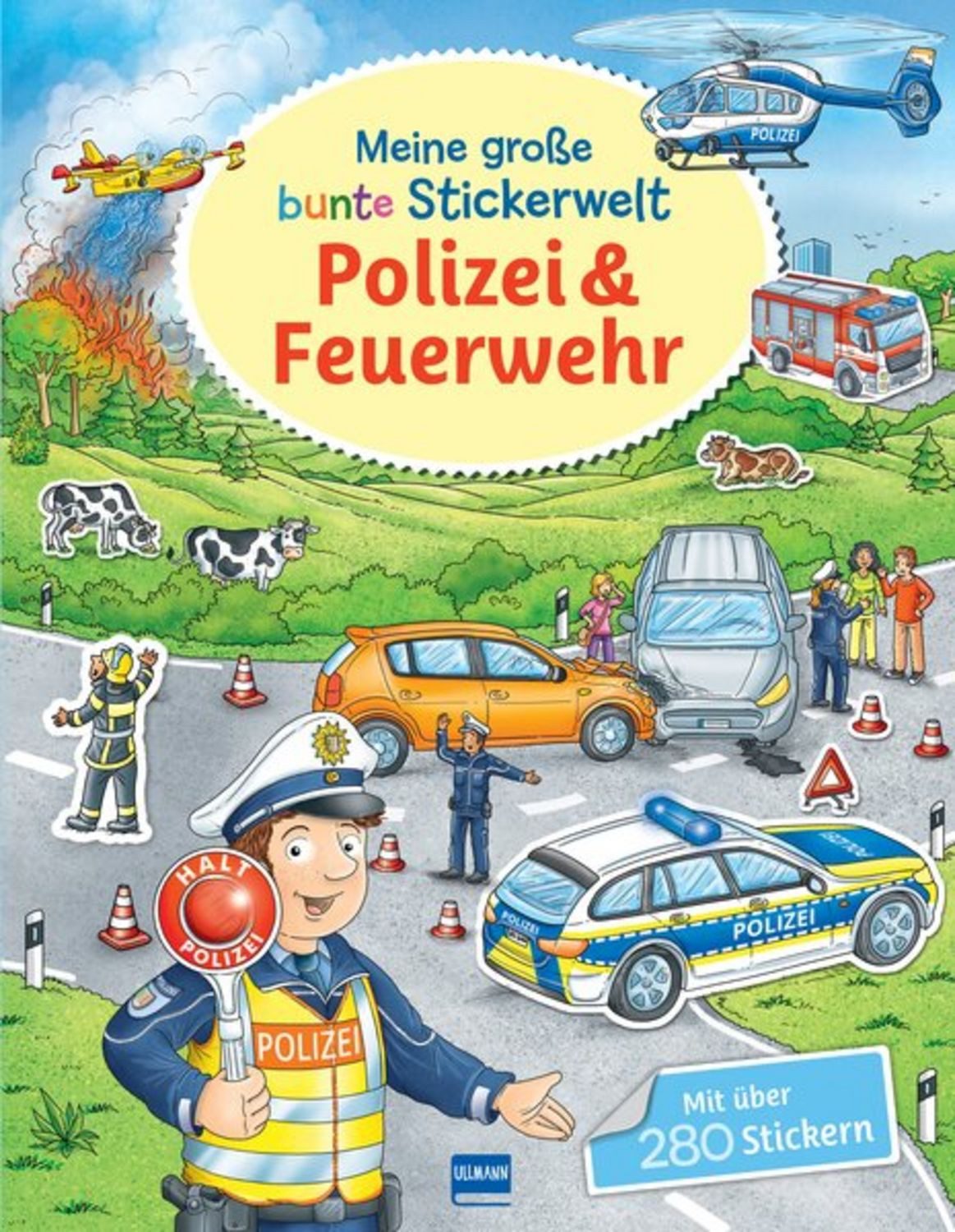 Meine große bunte Stickerwelt – Polizei und Feuerwehr / diverse
