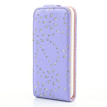 König Design Handyhülle Apple iPhone 5c, Apple iPhone 5c Handyhülle Backcover Violett