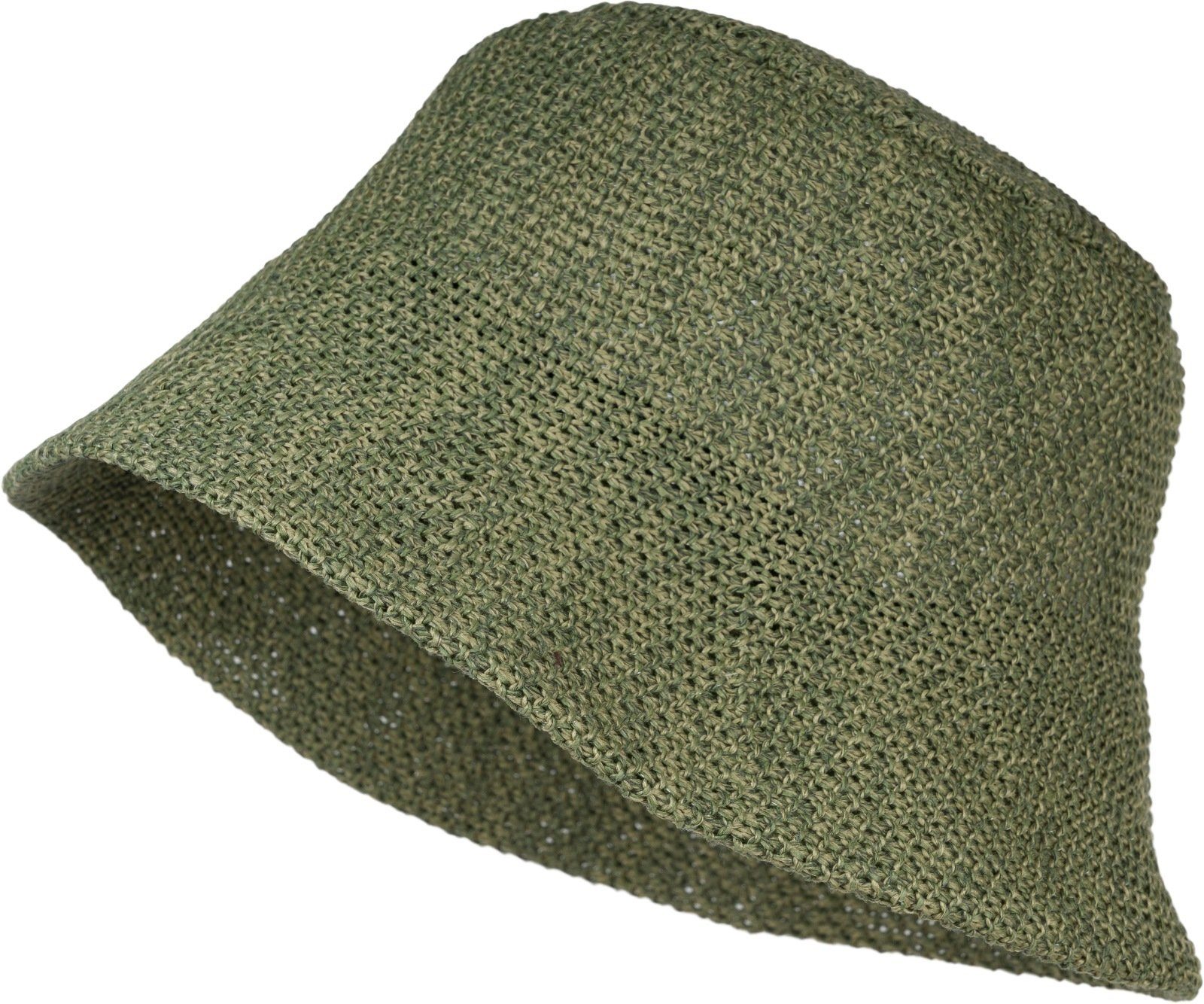 styleBREAKER Fischerhut Fischerhut aus Papierstroh - Knautschhut (1-St)