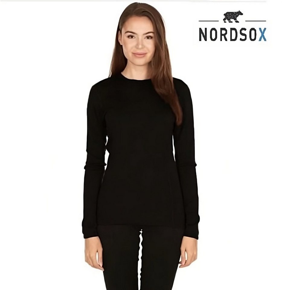 NORDSOX Funktionsshirt 100% Merinowolle - 240g/m2 - 18,5 Micron Baselayer  Midlayer antibakteriell, atmungsaktiv, schnell trocknend, klimaregulierend