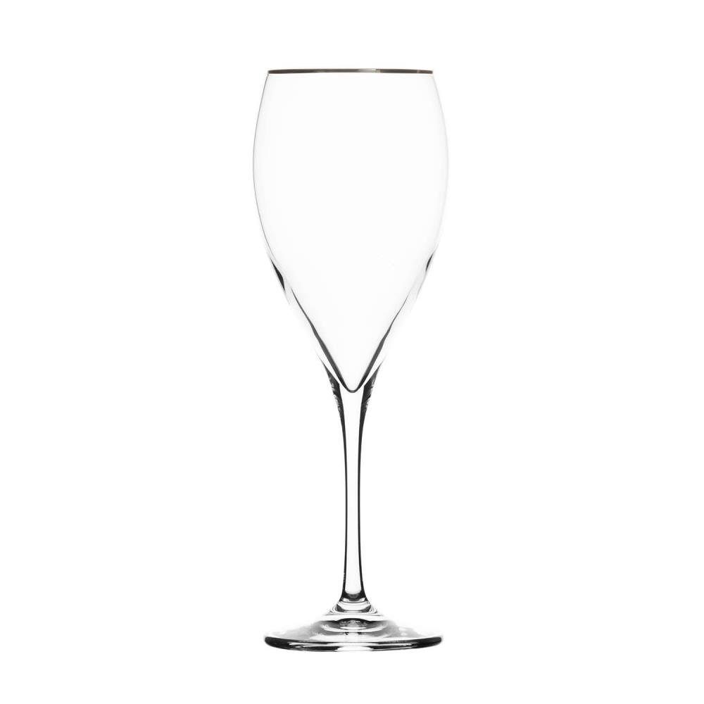 ARNSTADT KRISTALL Weinglas Rotweinglas Pure Platin (23 cm) - Mundgeblasen · Von Hand geschliffen