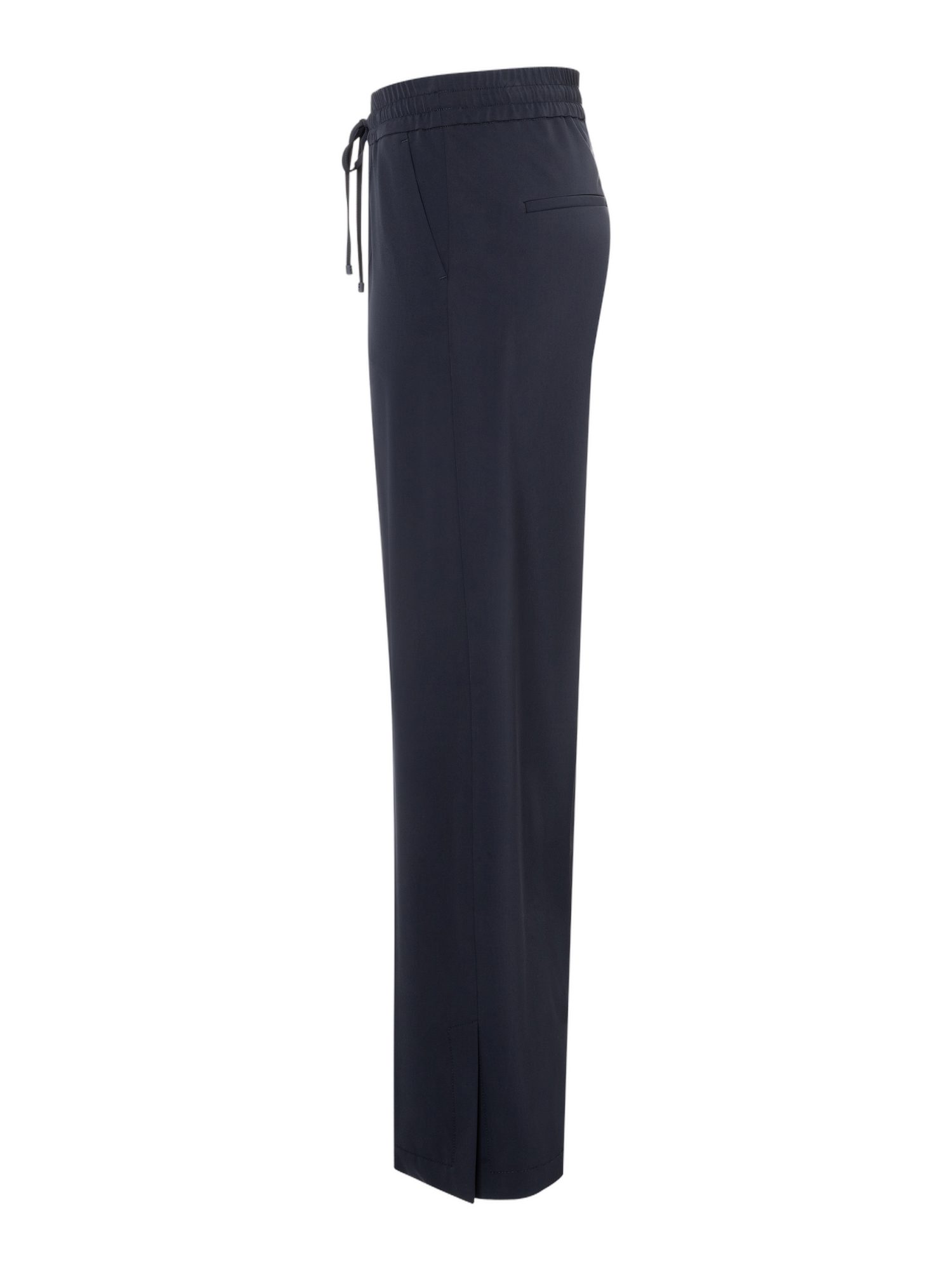 Cambio Stoffhose blau,Casual,Polyester,Unifarben,Weit,Mittel