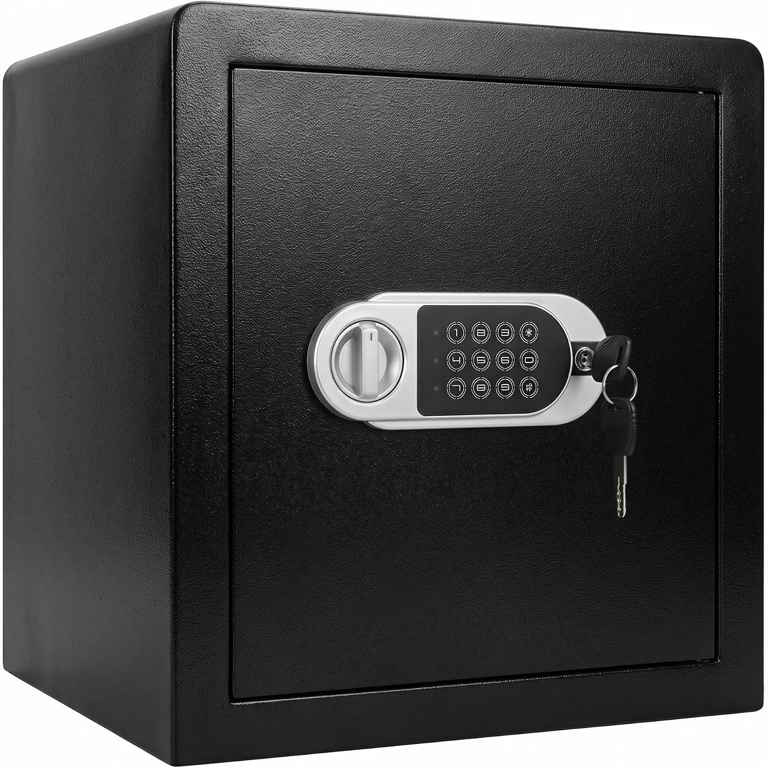 GarveeMore Tresor Digital,Notfallschlüssel,Stahl Digitaler Safe mit Notschlüssel, Stahlkonstruktion sorgt für Sicherheit. Ideal zum Aufbewahren