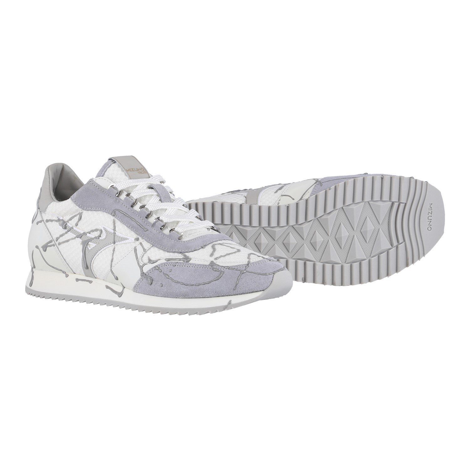 Mizuno Naos 2 weiss/grau Herren Sneaker günstig online kaufen