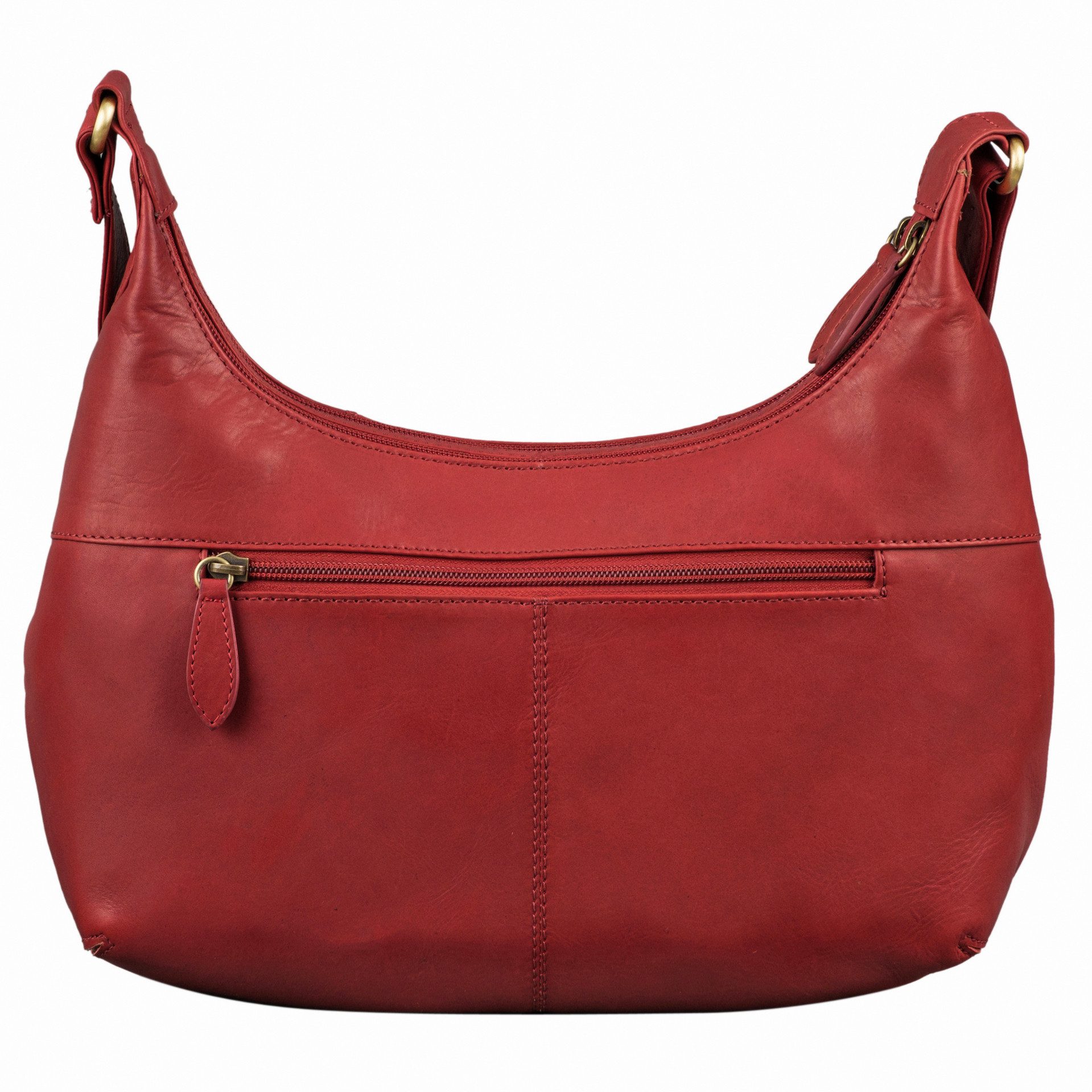 Benthill Umhängetasche Damen Echt Leder Handtasche Damentasche Umhängetasche Vintage Frauen, Reißverschlussfach