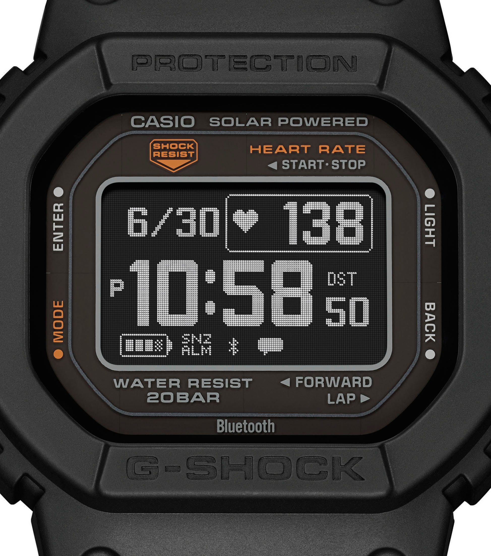CASIO G-SHOCK DW-H5600-1ER Smartwatch, Solar