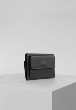 Braun Büffel Mini Geldbörse ARIZONA 2.0 Geldbörse S Flap schwarz, klein und kompakt für Münzen und Scheine