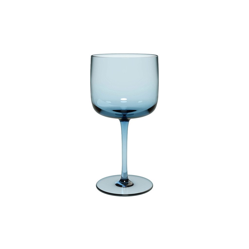 like. by Villeroy & Boch Weißweinglas Like Weinkelch, 2-tlg., Glas, Kristallglas, 2 Stck, spülmaschinenfest