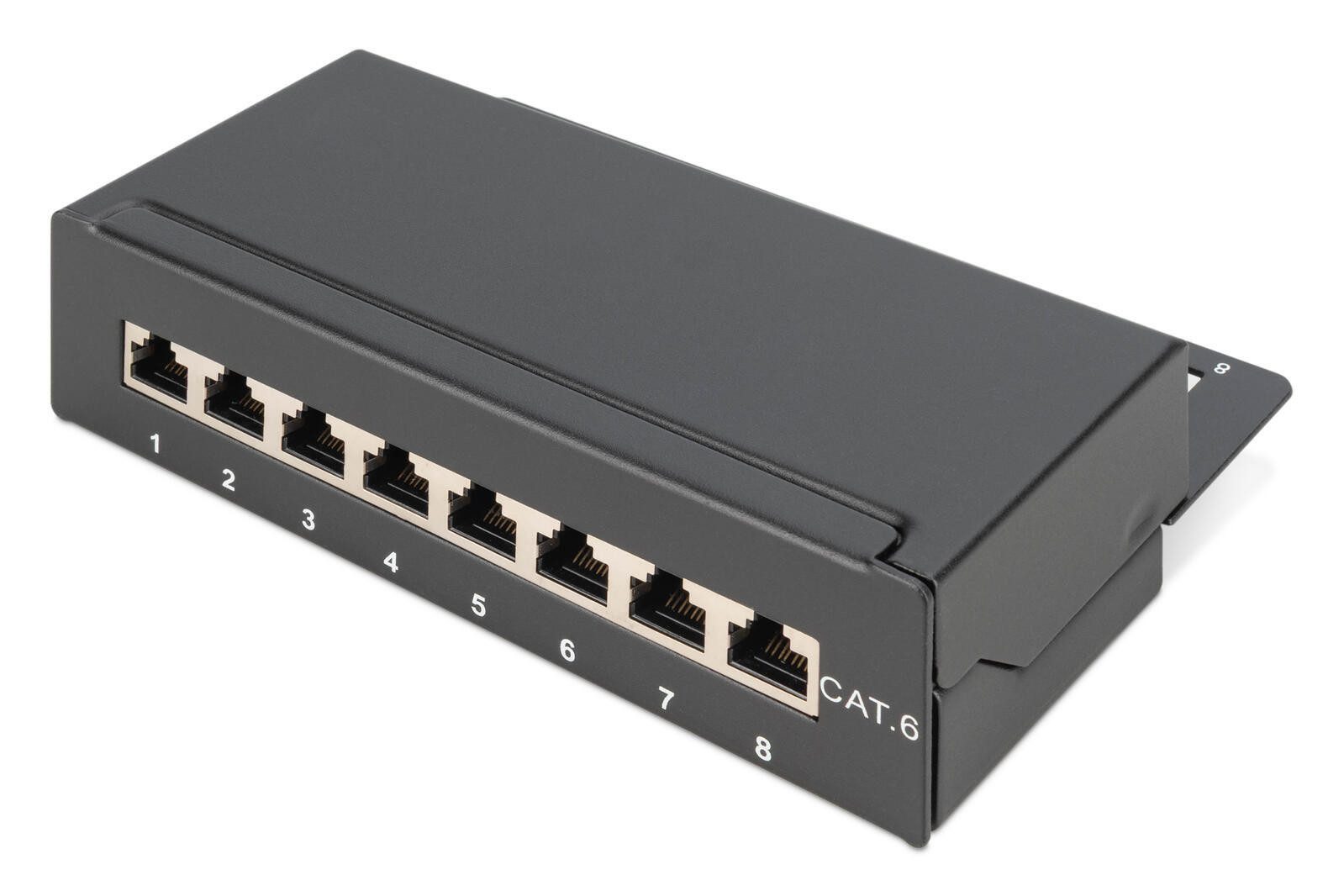 Digitus Desktop CAT 6, Klasse E Patch Panel, geschirmt Netzwerk-Switch