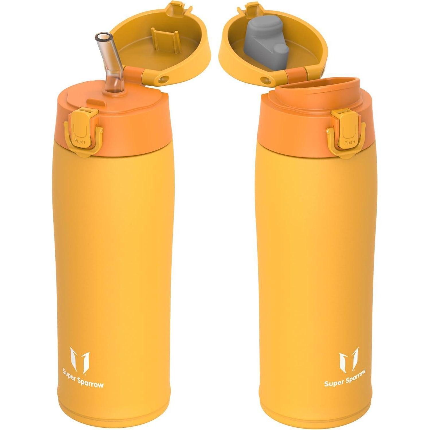 LuxusKollektion Thermoflasche Trinkflasche Edelstahl Thermosflasche 500 ml M- Vitalität Orange