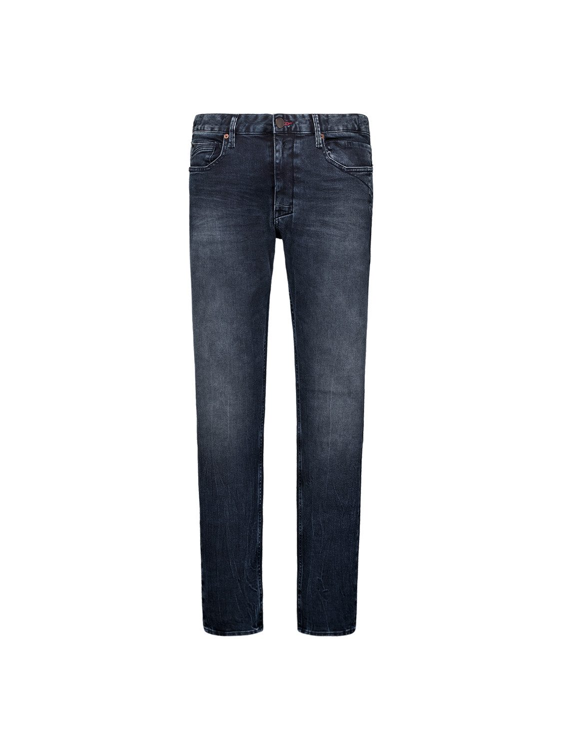 NO EXCESS 5-Pocket-Jeans Denim, Tapered 712, Dark, Stretch