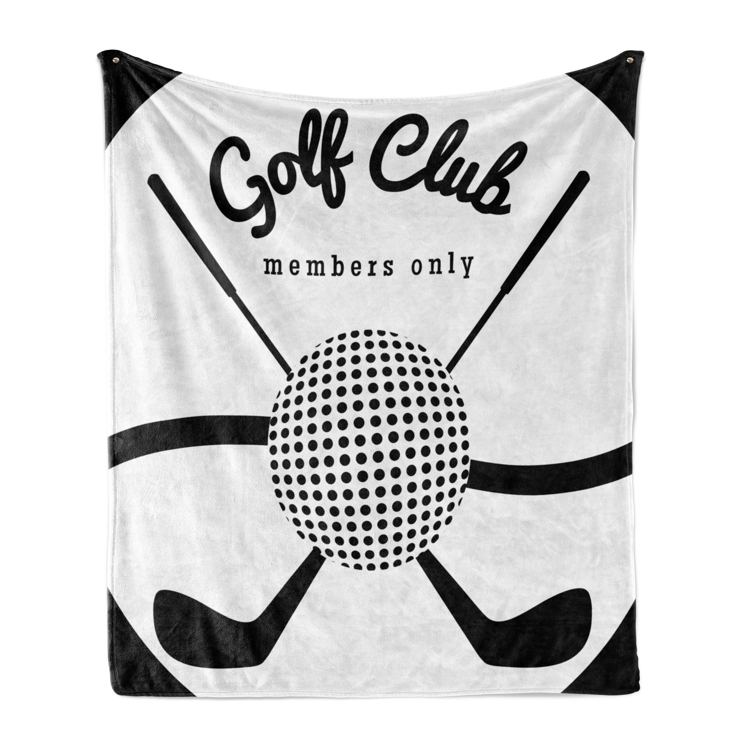 Außenbereich, Golf Sign und Nur Wohndecke Club Golf für den Mitglieder Abakuhaus, Innen- Plüsch Gemütlicher