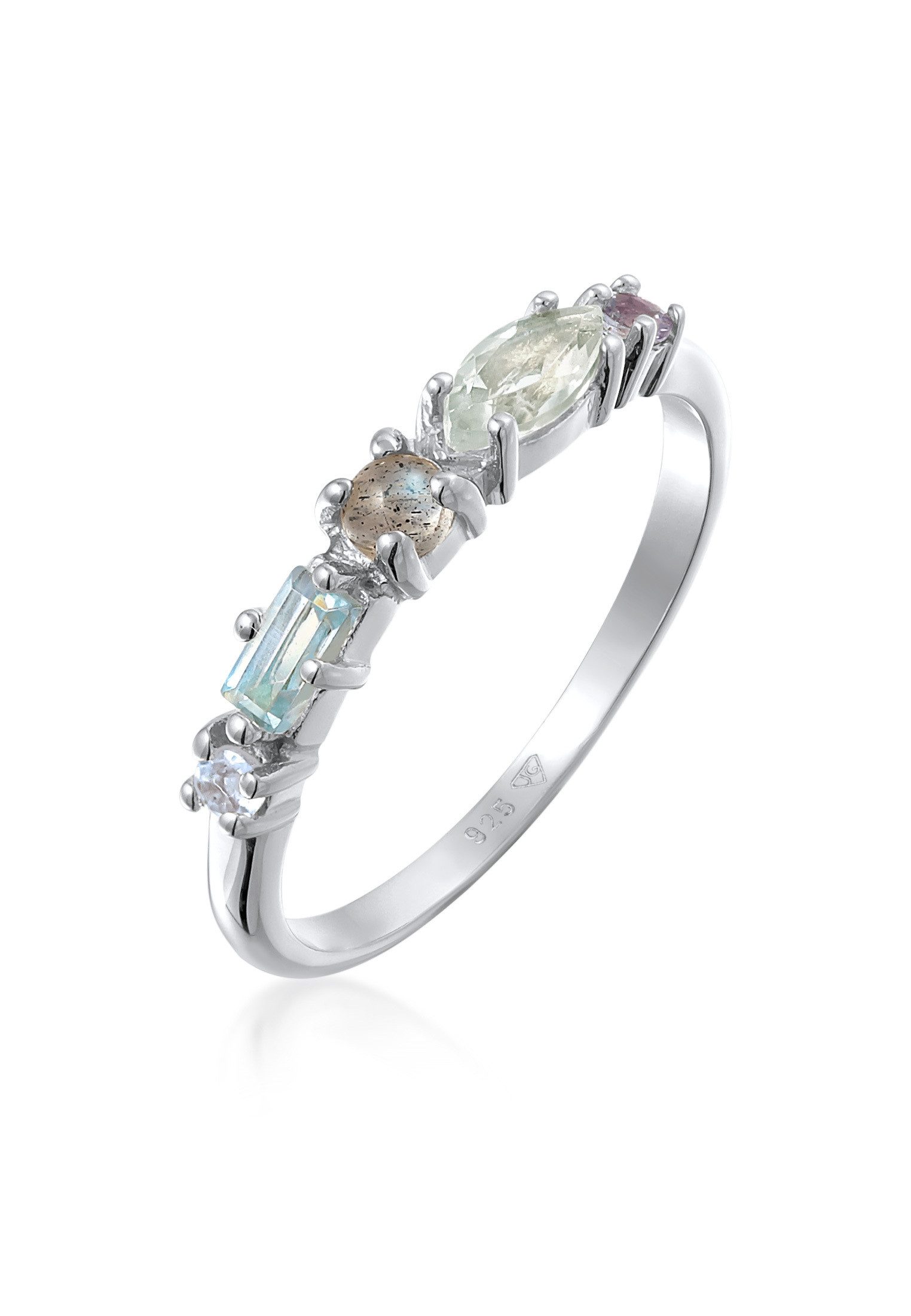 Elli Premium Fingerring Memoire Edelstein Ring günstig online kaufen