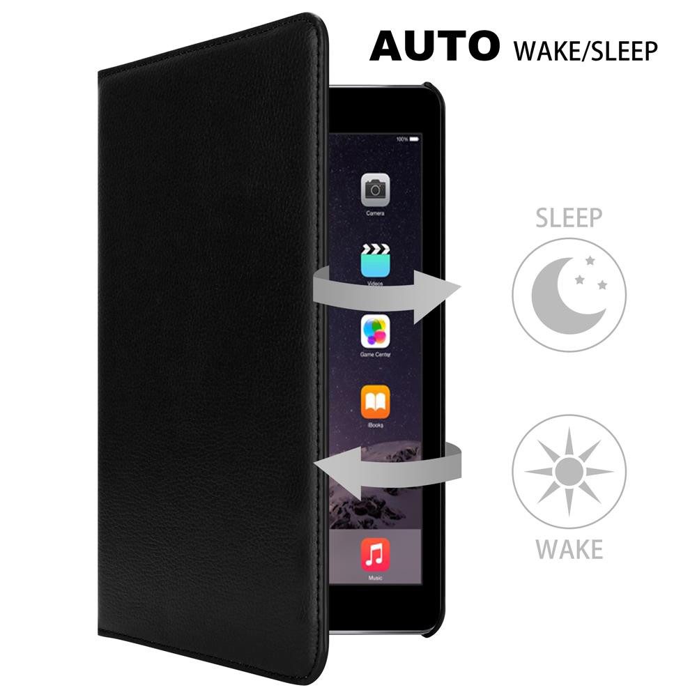 Cadorabo Tablet-Hülle für iPad AIR 2 2014 / AIR 2013 Hülle Apple iPad AIR 2 2014 / AIR 2013, Klappbare Tablet Schutzhülle - Hülle - Standfunktion - 360 Grad Case
