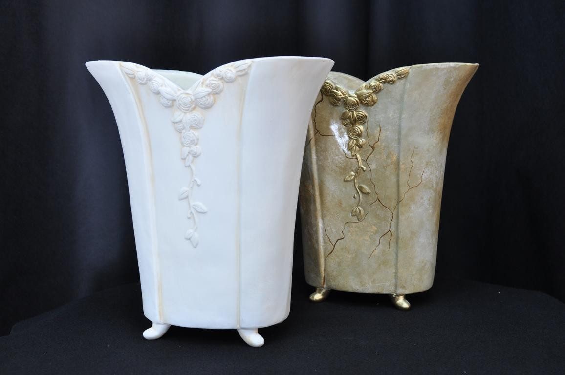 JVmoebel Dekovase Moderne Tischvase aus Keramik in elegantem Design, Made in Europa