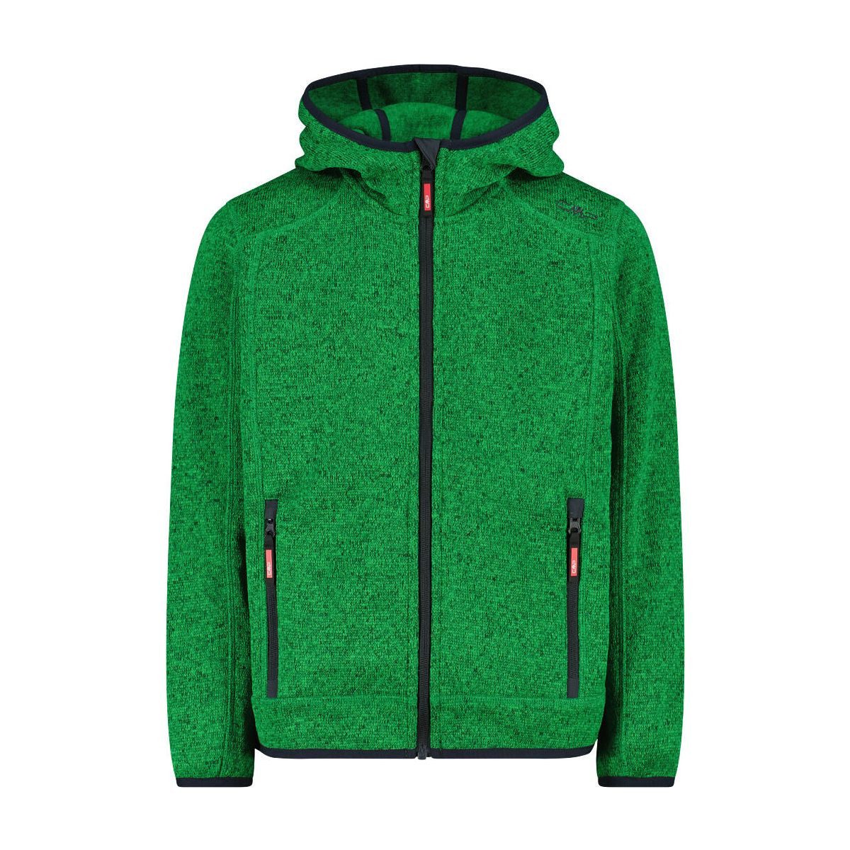 CMP Fleecejacke KID Fleece Jacket Fixed Hood Vielseitige, winddichte Fleecejacke mit Kapuze für Kinder, ideal zum