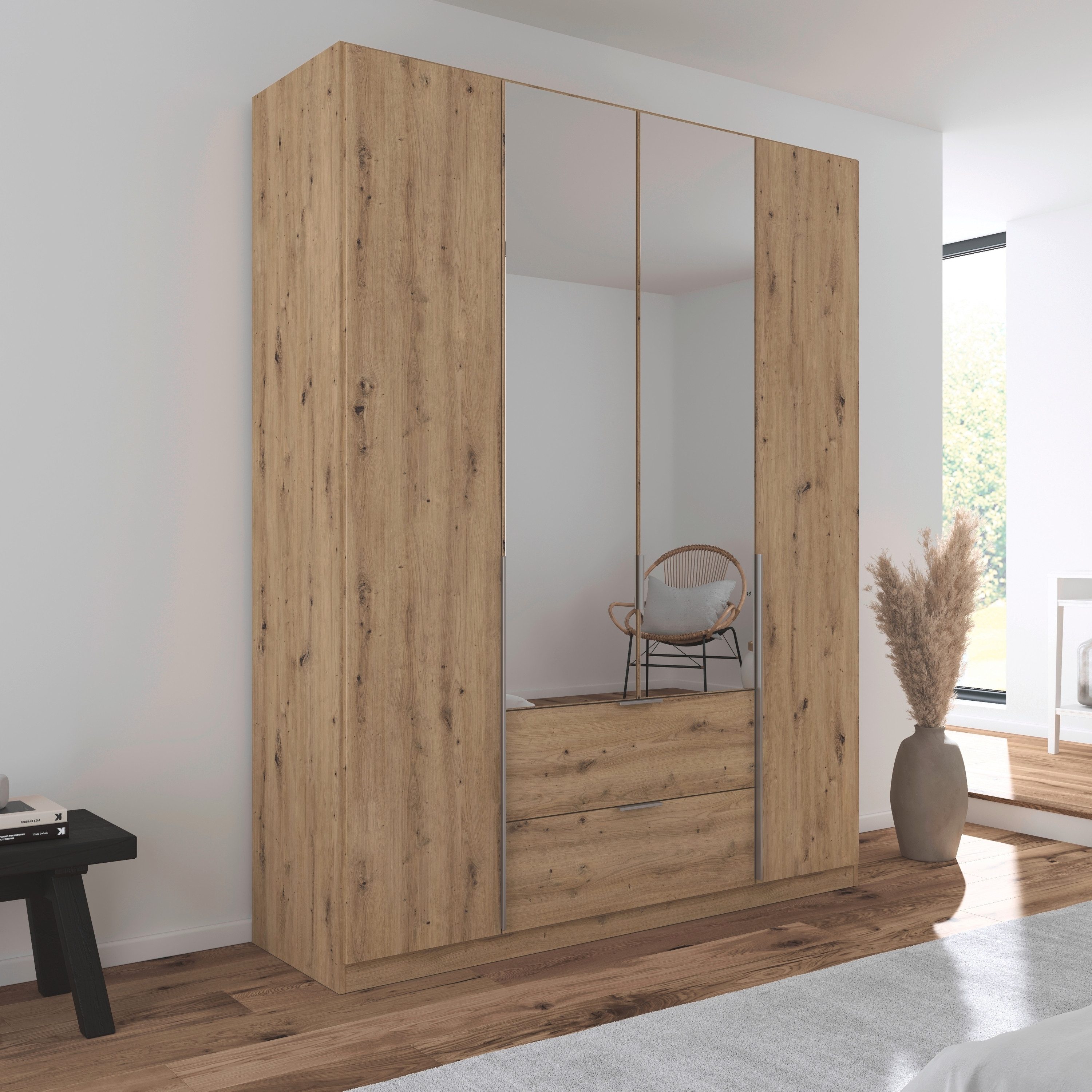 rauch Drehtürenschrank Kleiderschrank Schrank Garderobe AGORDO günstig online kaufen