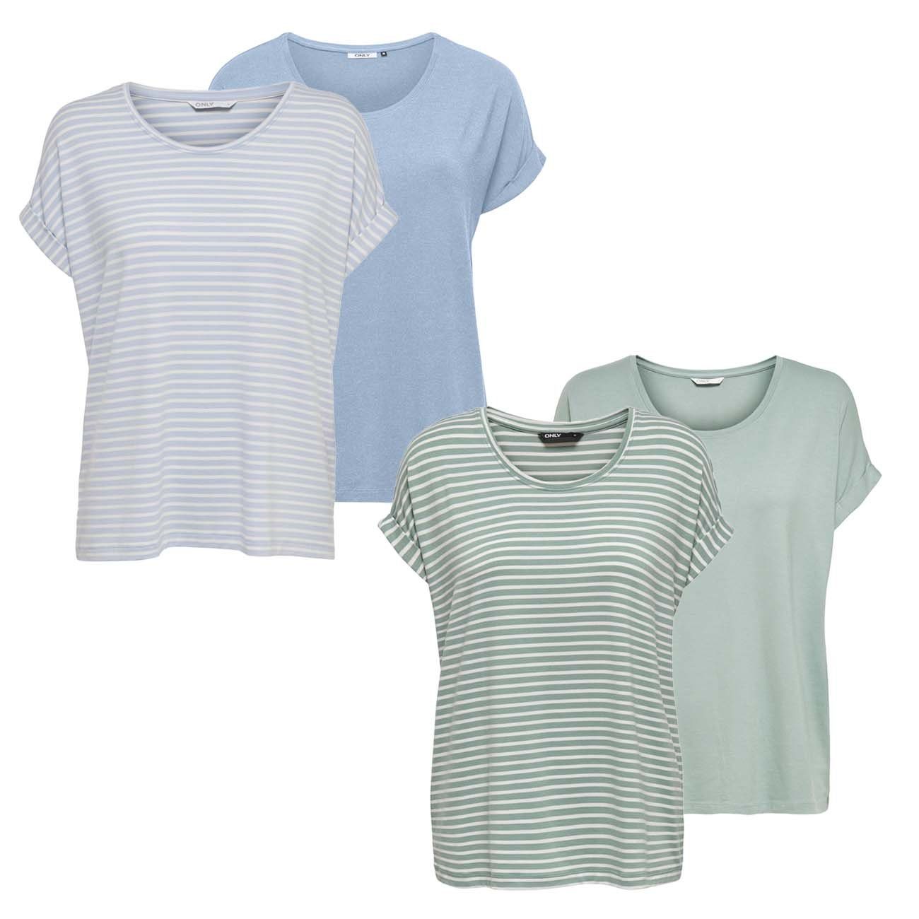 T-Shirt Damen Top MOSTER Regular Fit