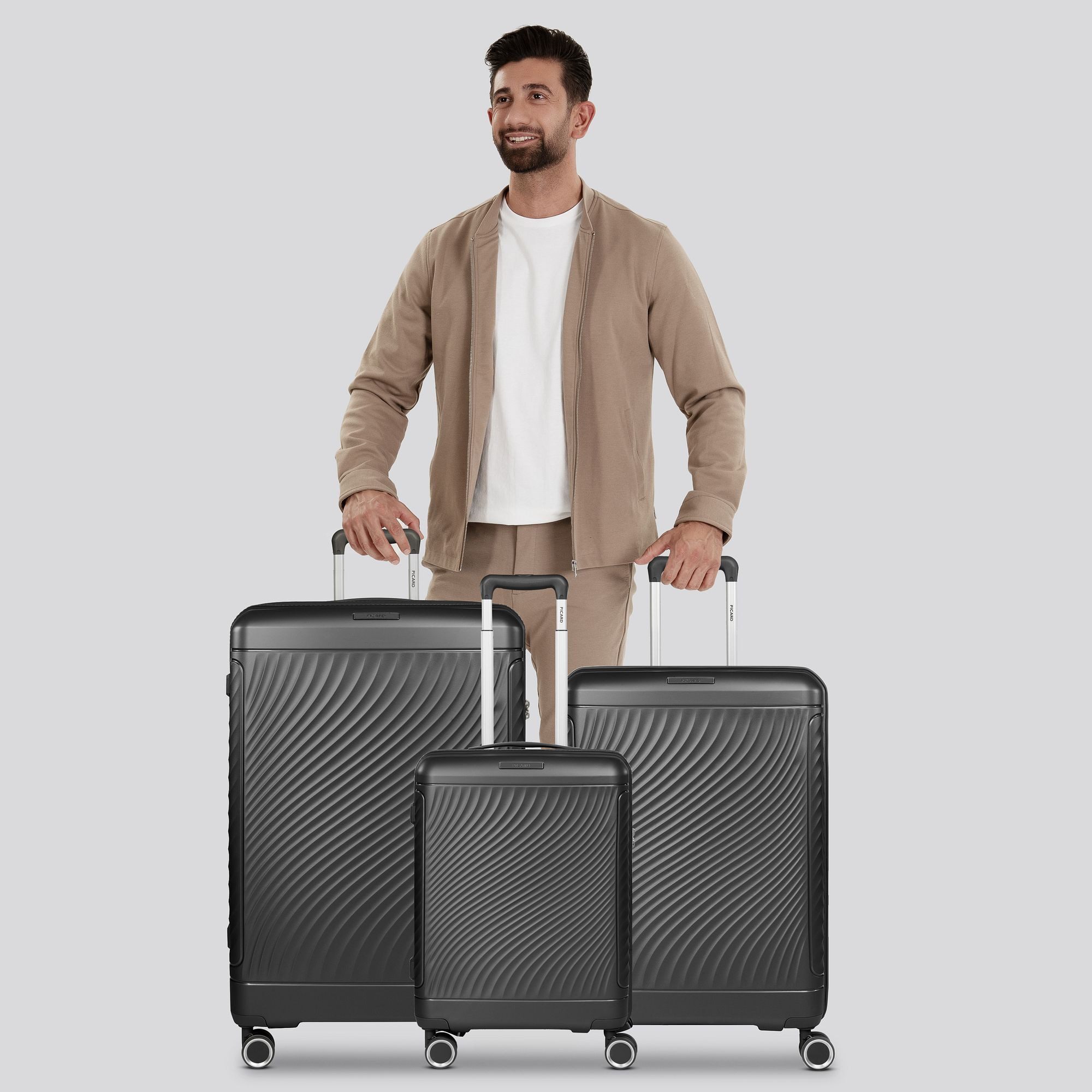 Picard Trolleyset Vienna, 4 Rollen, (3-teilig, 3 tlg), Polypropylen