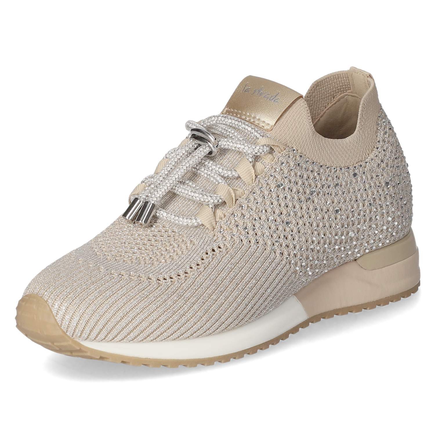 La Strada La Strada 2400409 4522 Damen Textil beige Schnürschuh günstig online kaufen