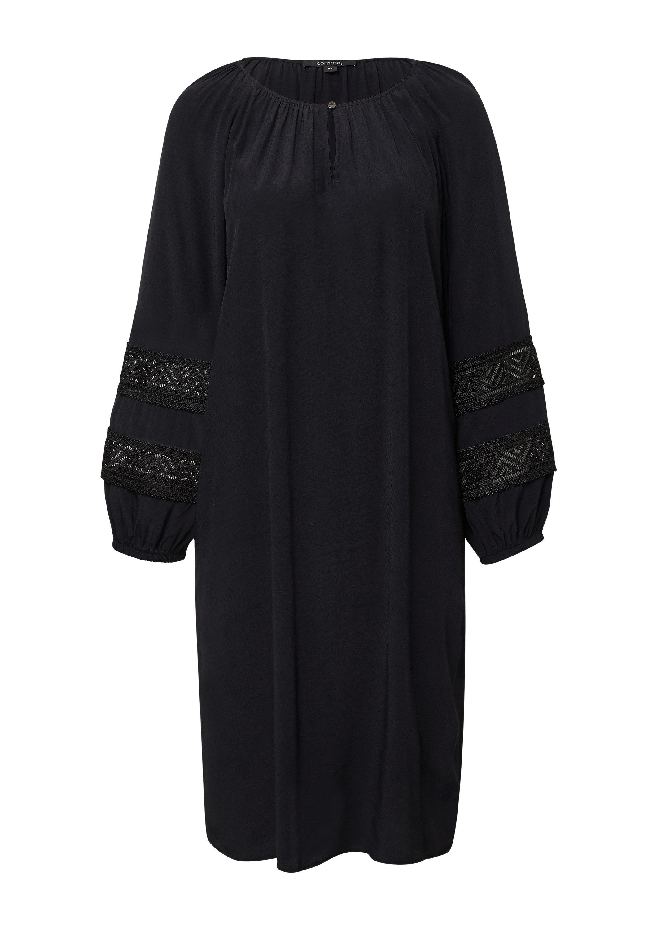 comma Minikleid Kleid Kurzes Kleid aus Crêpe-Chiffon mit Futterkleid günstig online kaufen