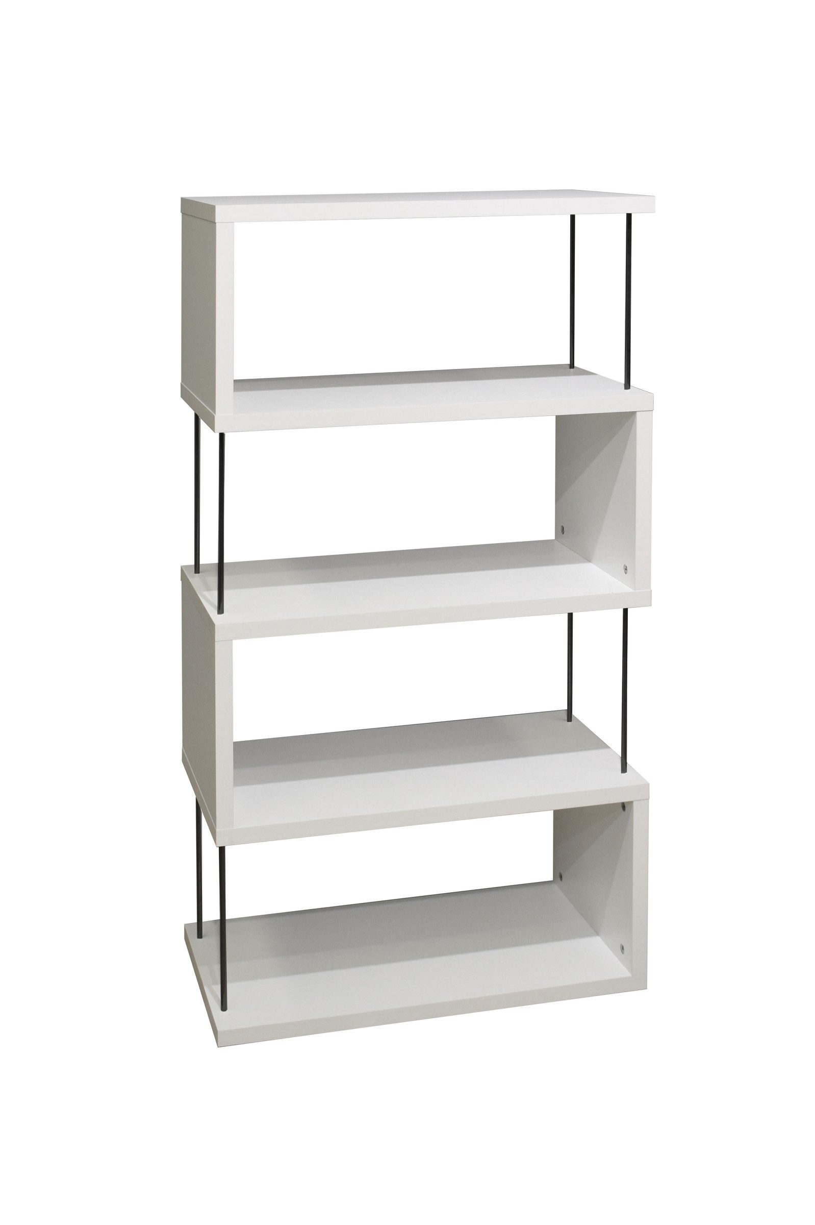 freiraum Regal Sticks, in weiß matt lack - 66x126x33cm (BxHxT)