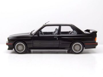 Solido Modellauto BMW M3 E30 Evo Sport 1990 schwarz Modellauto 1:18 Solido, Maßstab 1:18