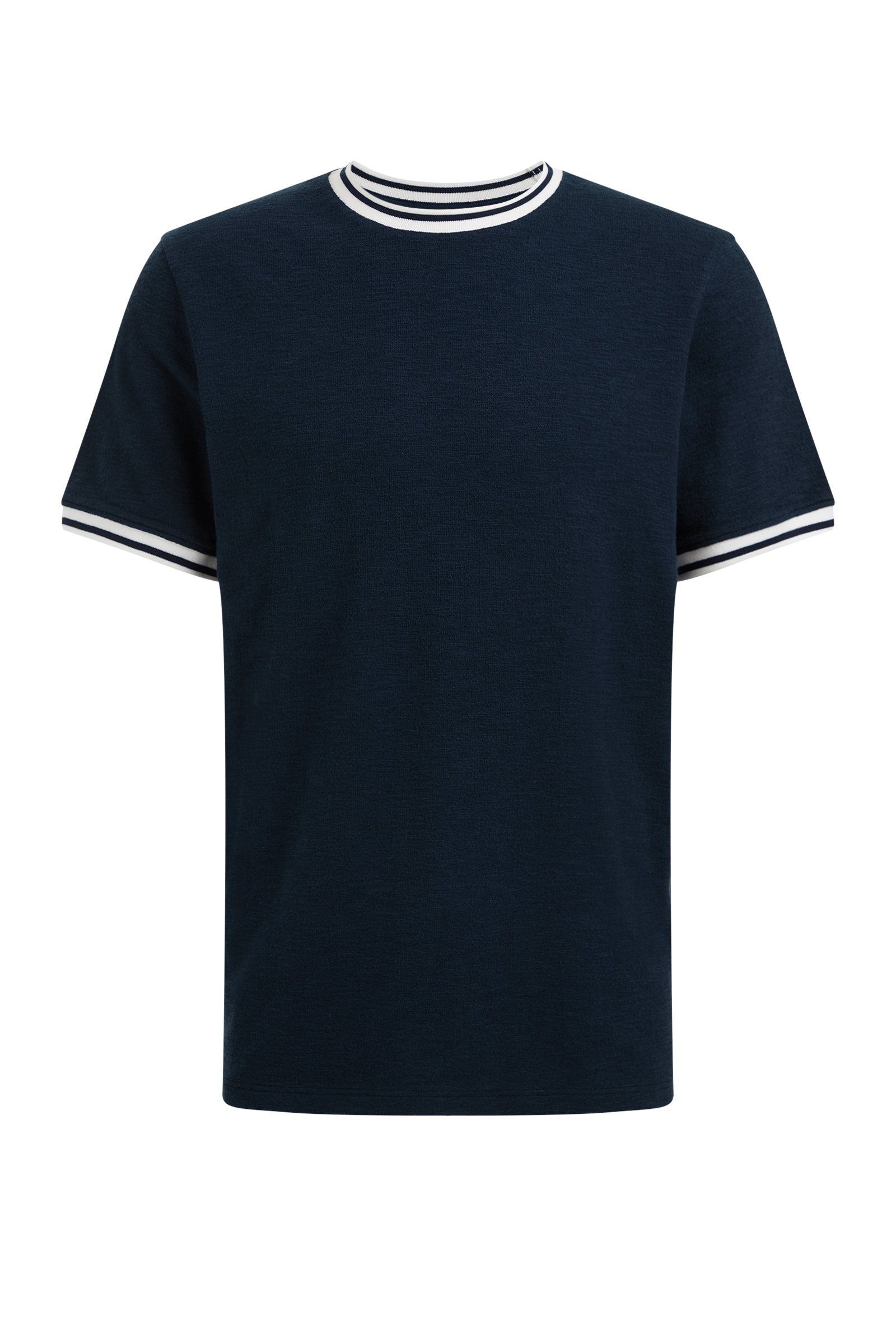 T-Shirt (1-tlg) WE Dunkelblau Fashion